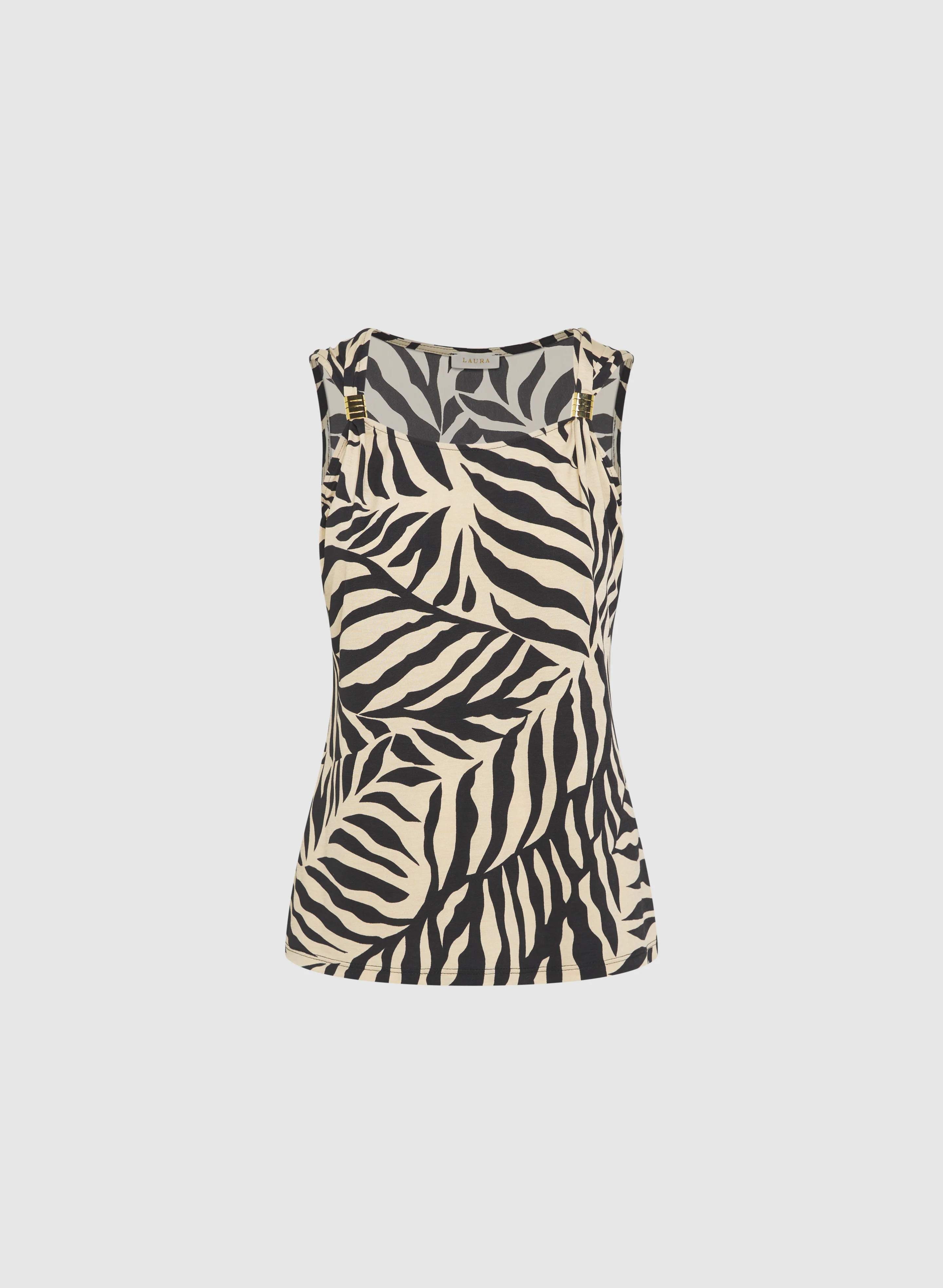 Leaf Print Top - Image 6