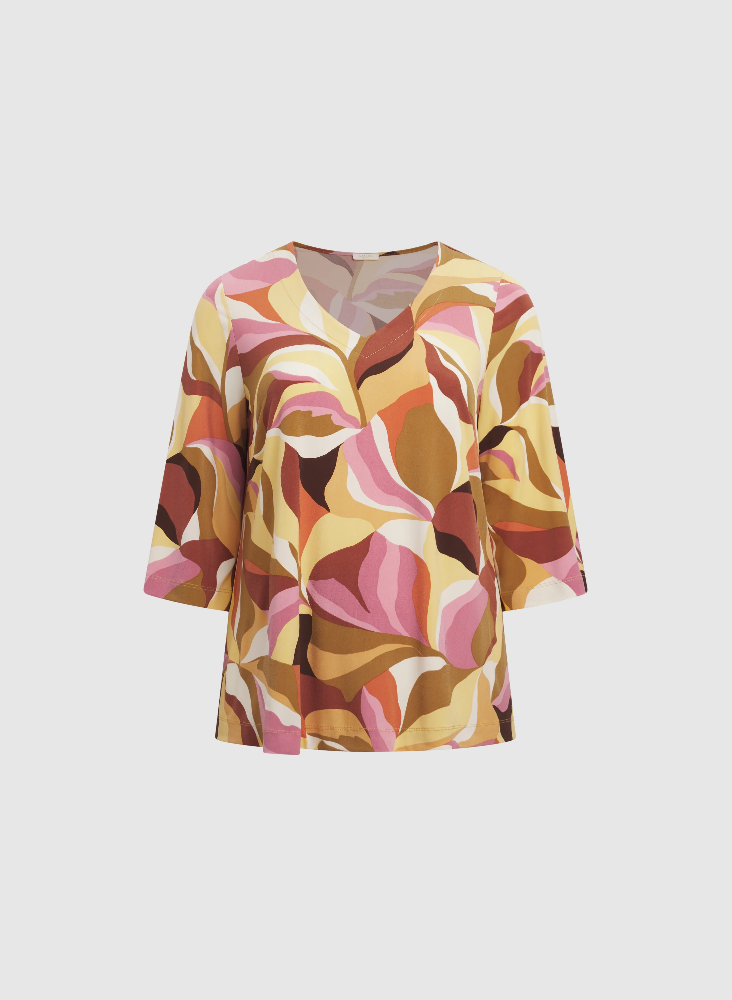 Leaf Print Top - Image 6