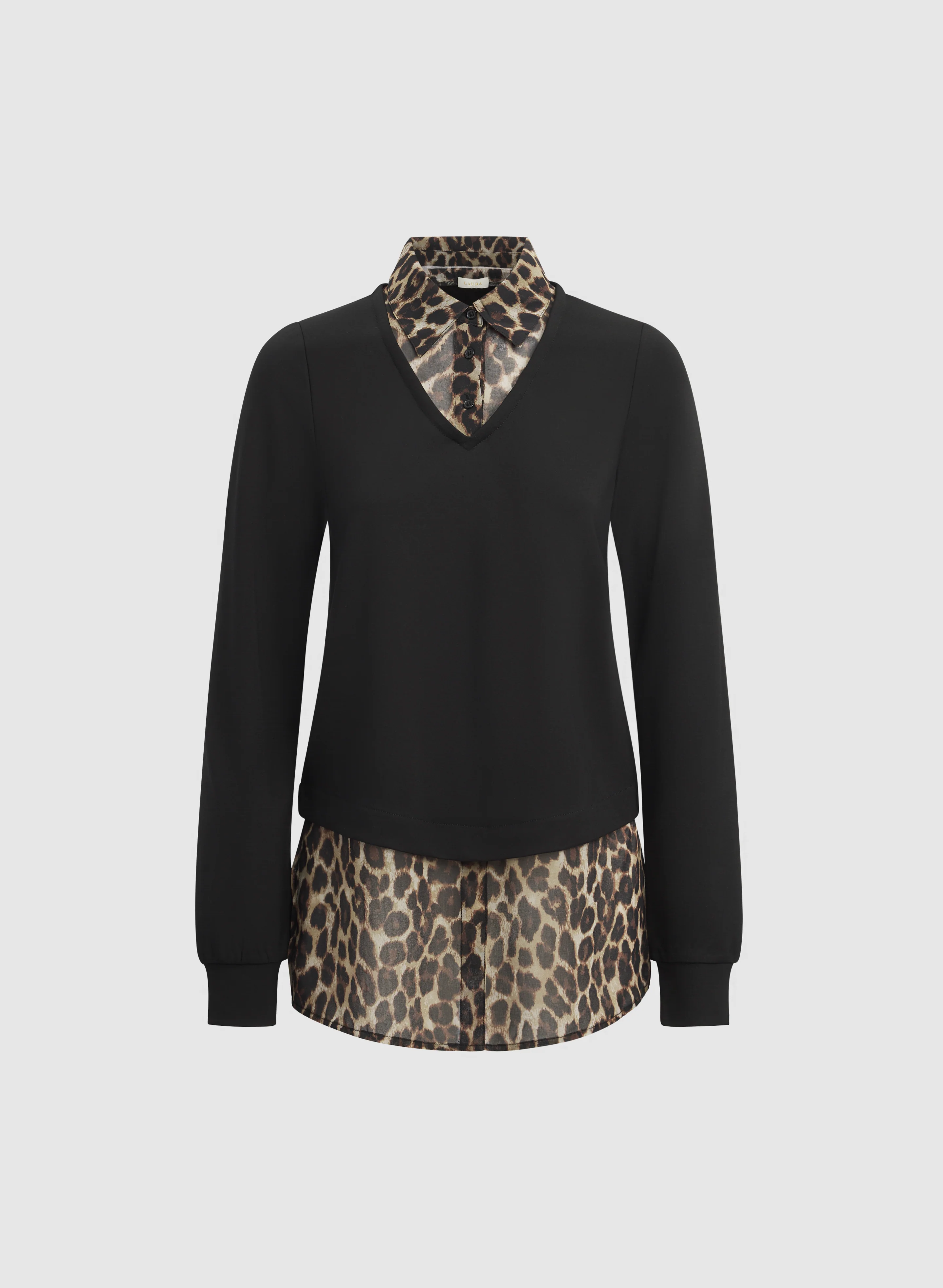 Leopard Illusion Layered Top - Image 6