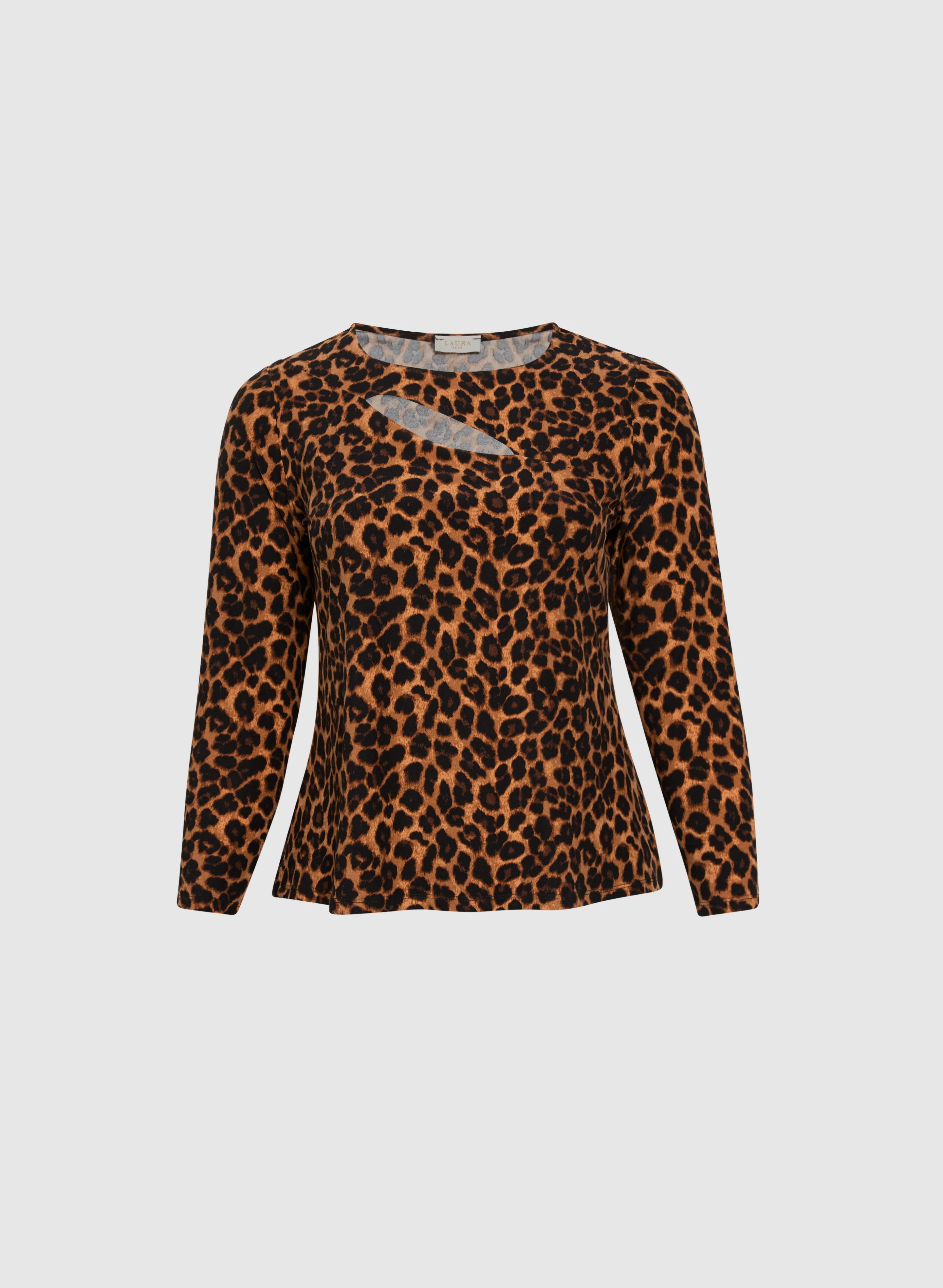 Leopard Print Cut-Out Top - Image 6