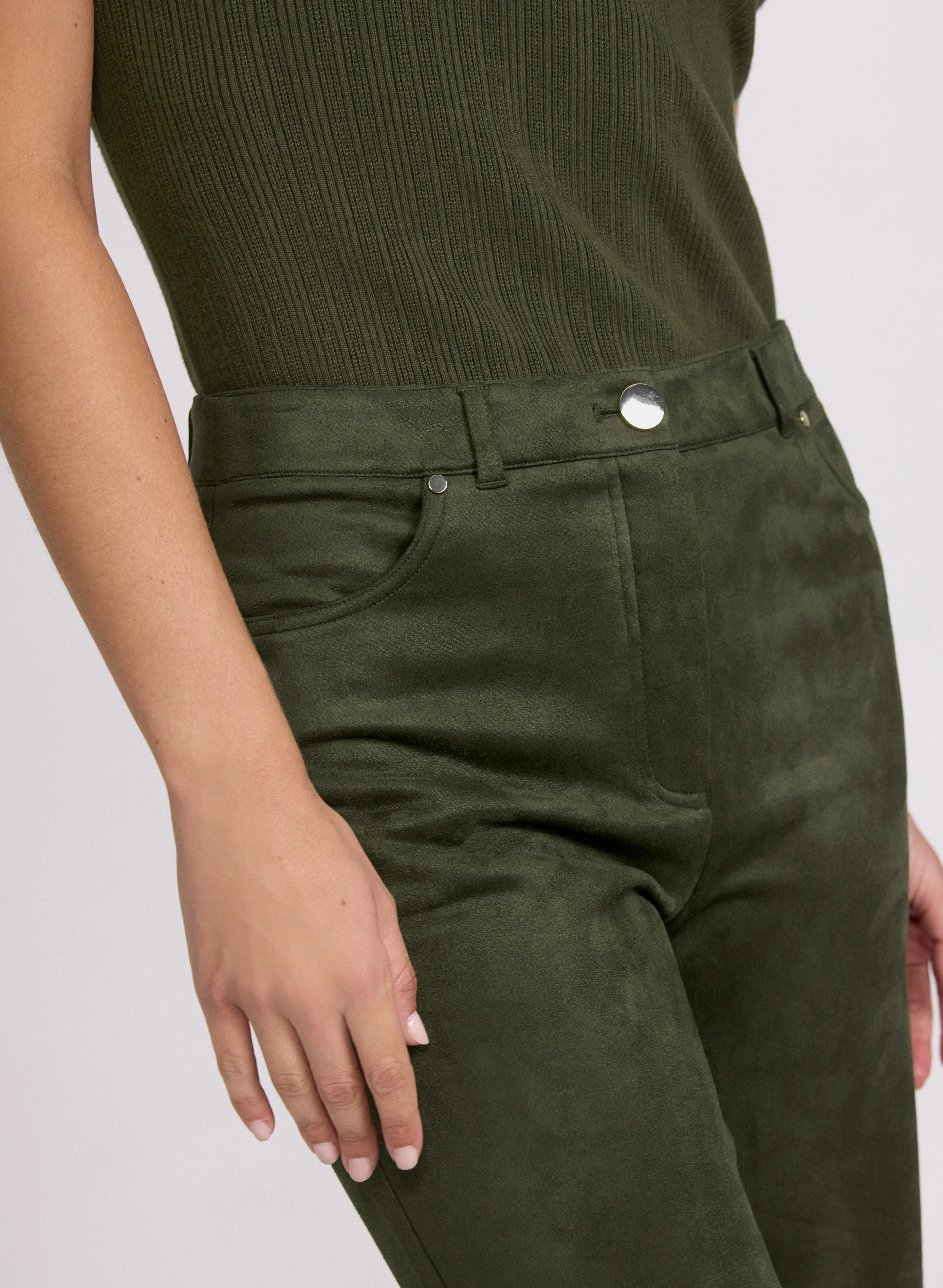 Lily Faux-Suede Pants - Image 2