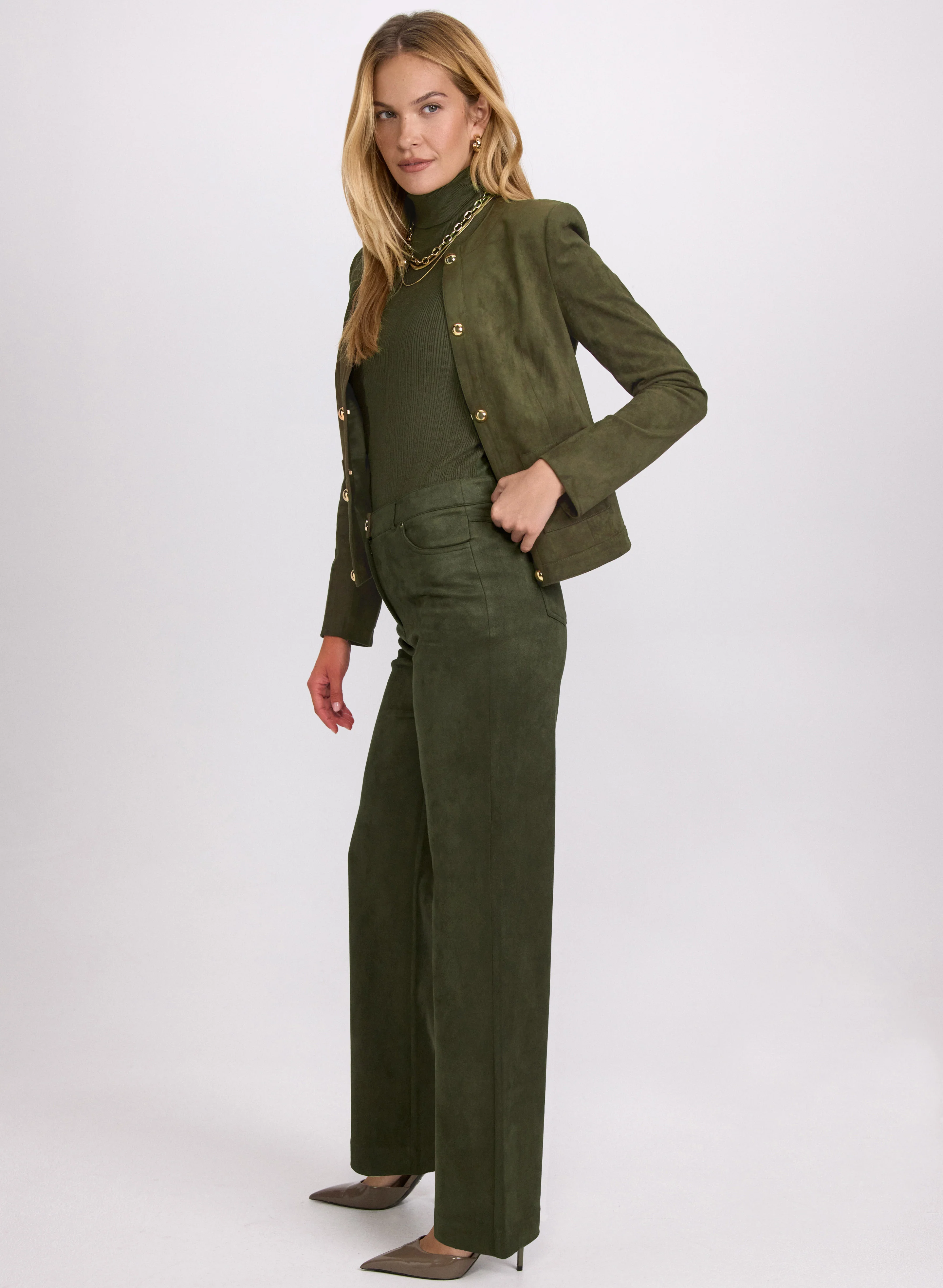 Lily Faux-Suede Pants - Image 5