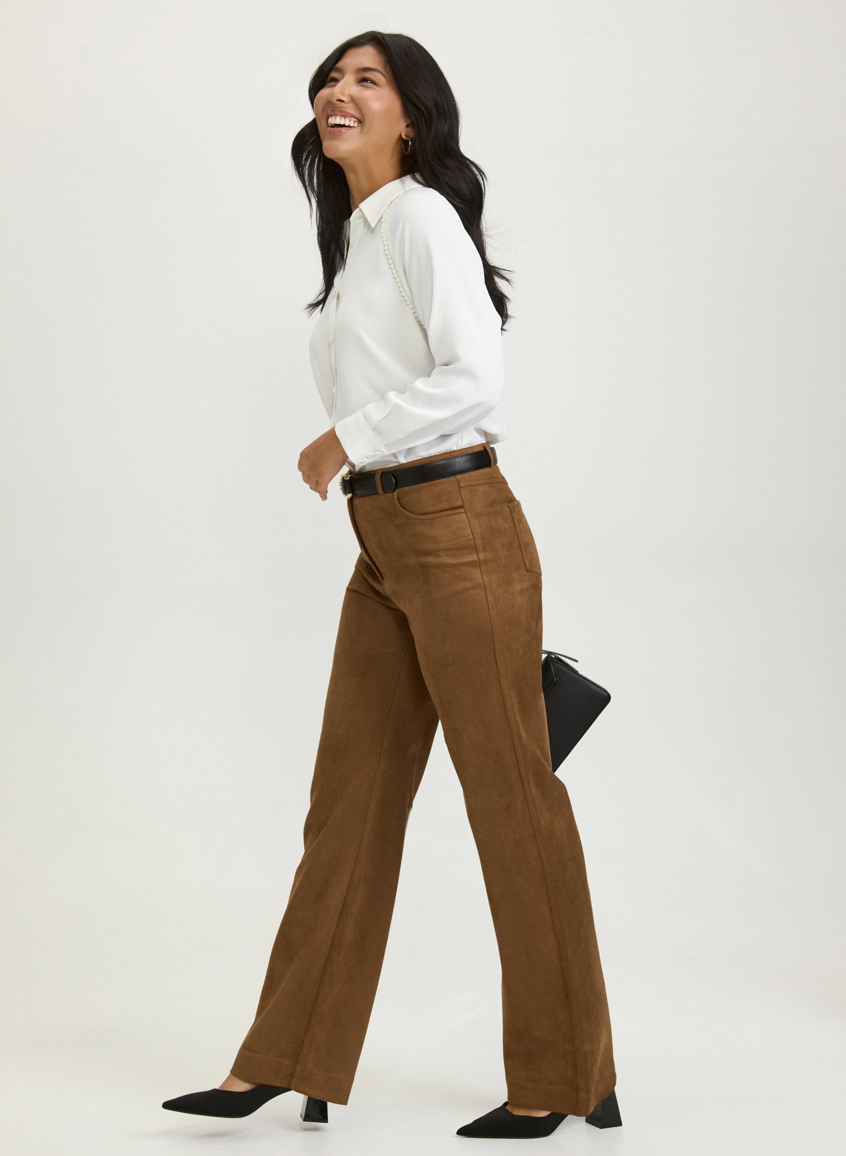 Lily Faux-Suede Pants - Image 5