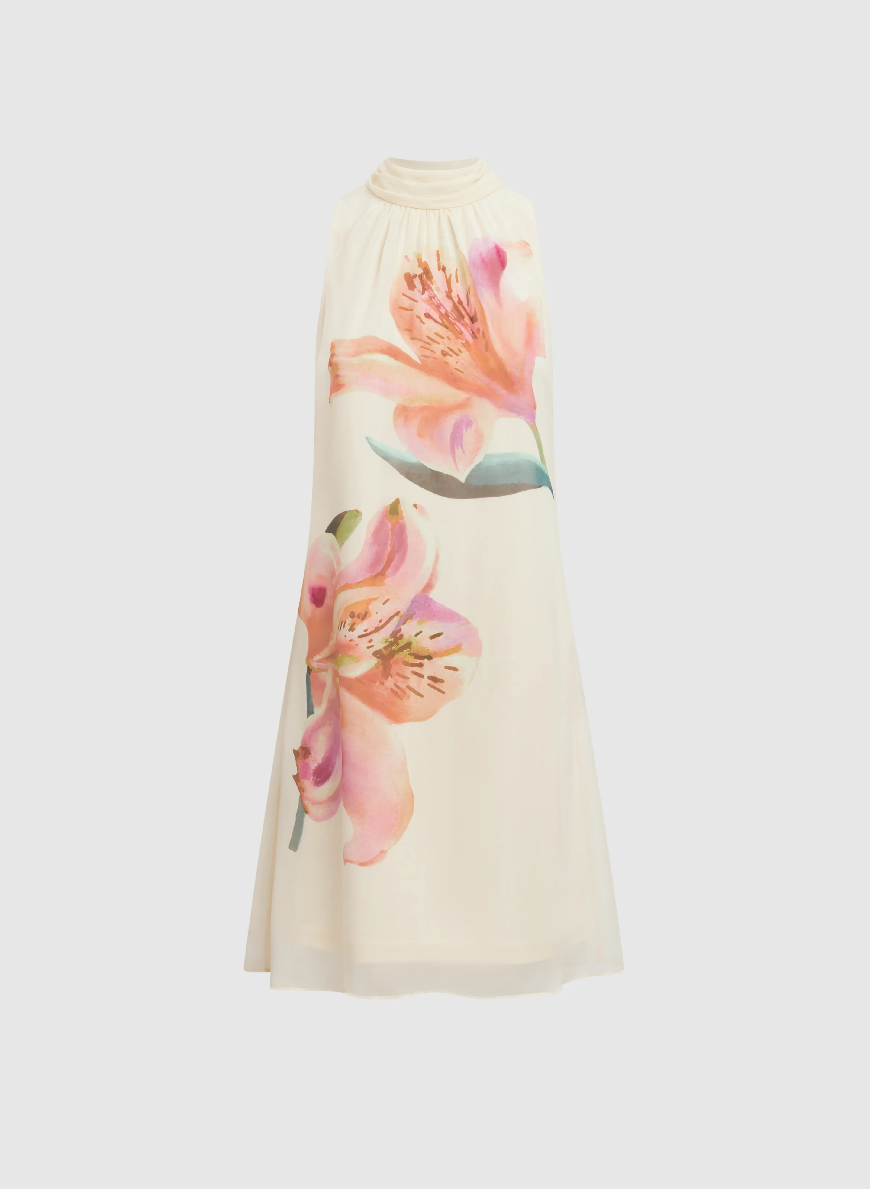 Lily Print Chiffon Dress - Image 6