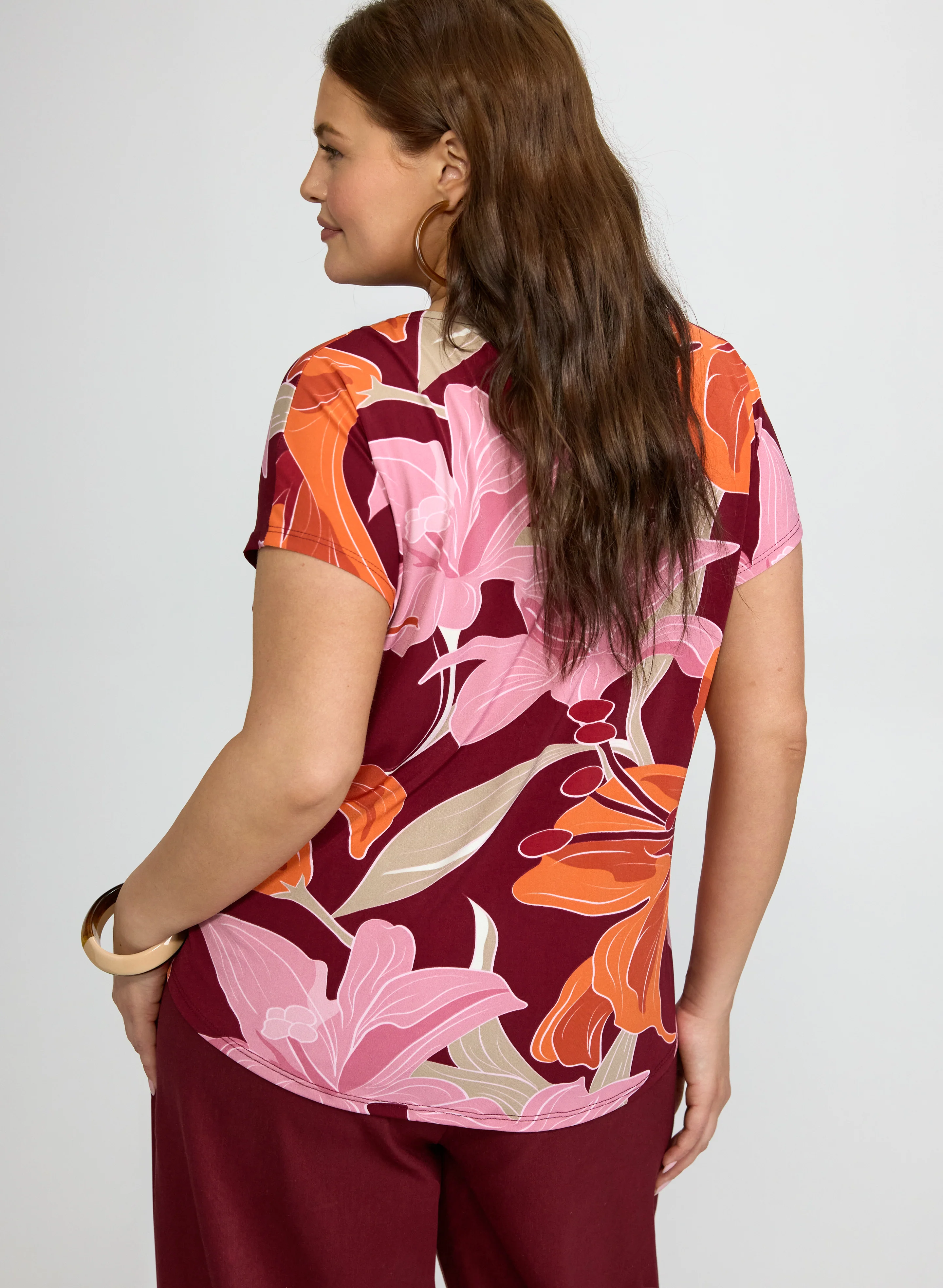 Lily Print Top - Image 4