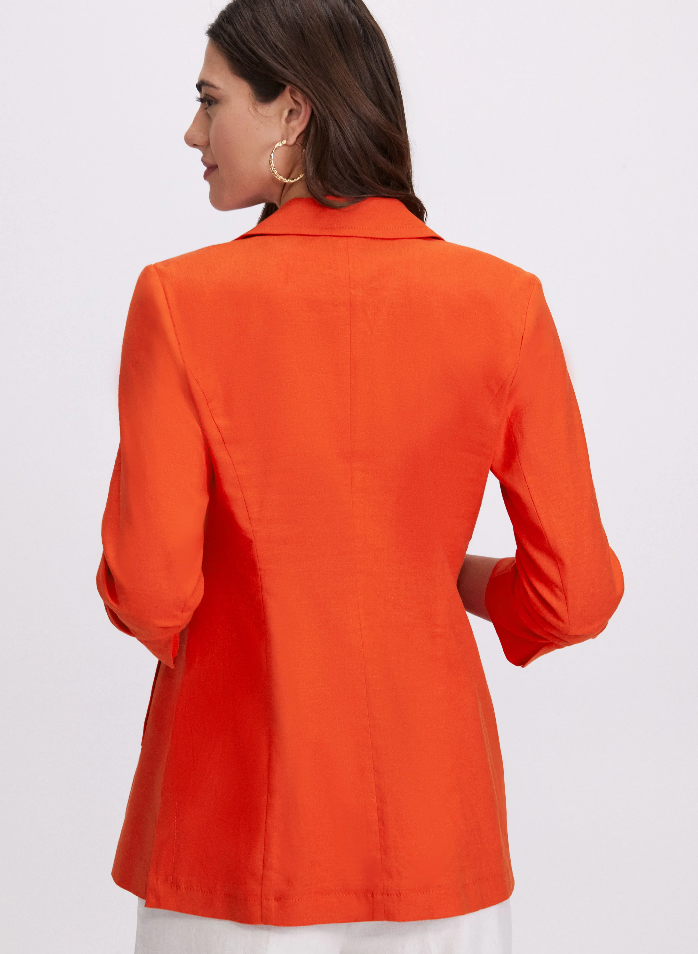 Linen-Blend Blazer - Image 4