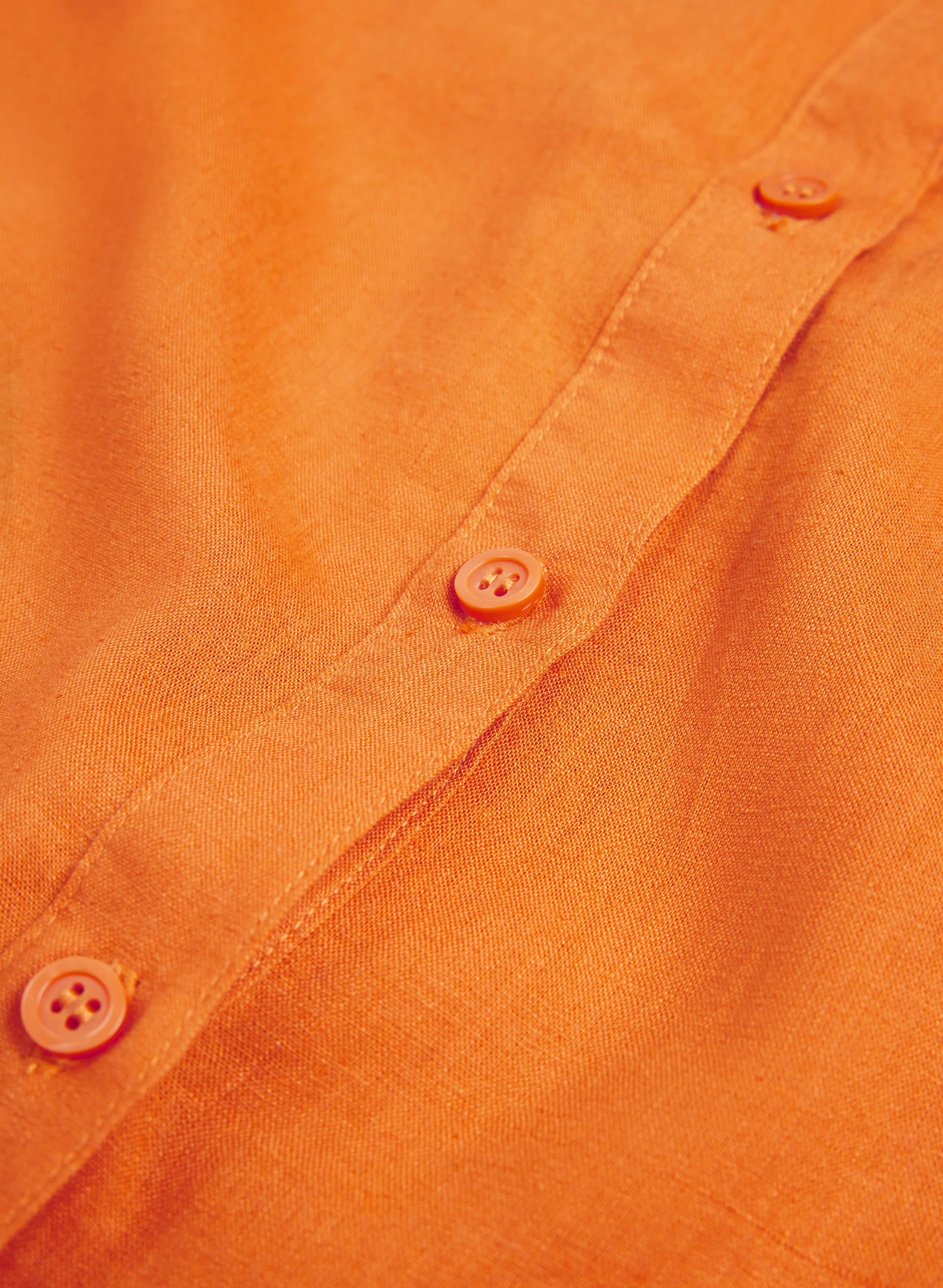 Linen-Blend Button-Down Blouse - Image 7
