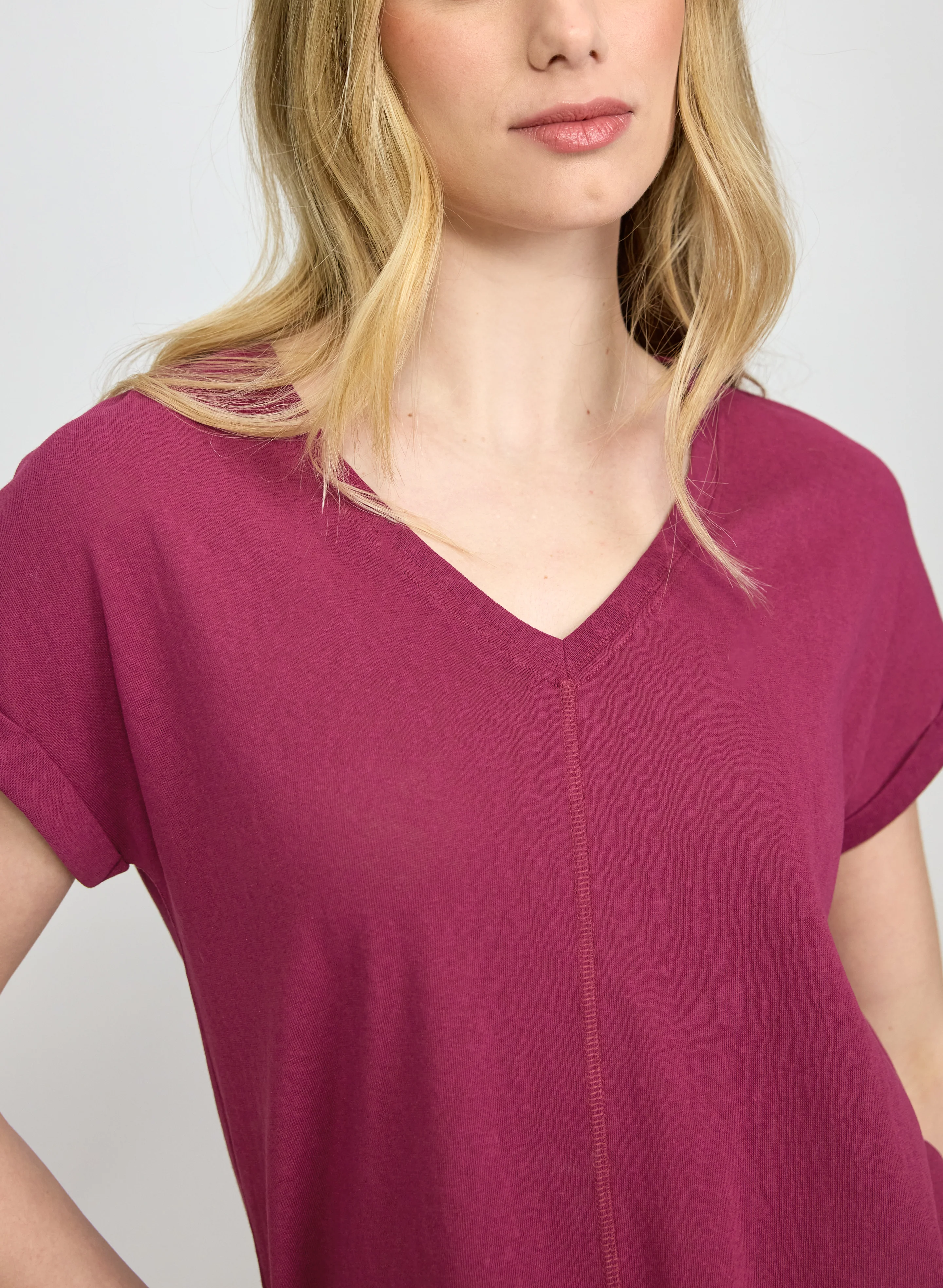 Linen-Blend T-Shirt - Image 2