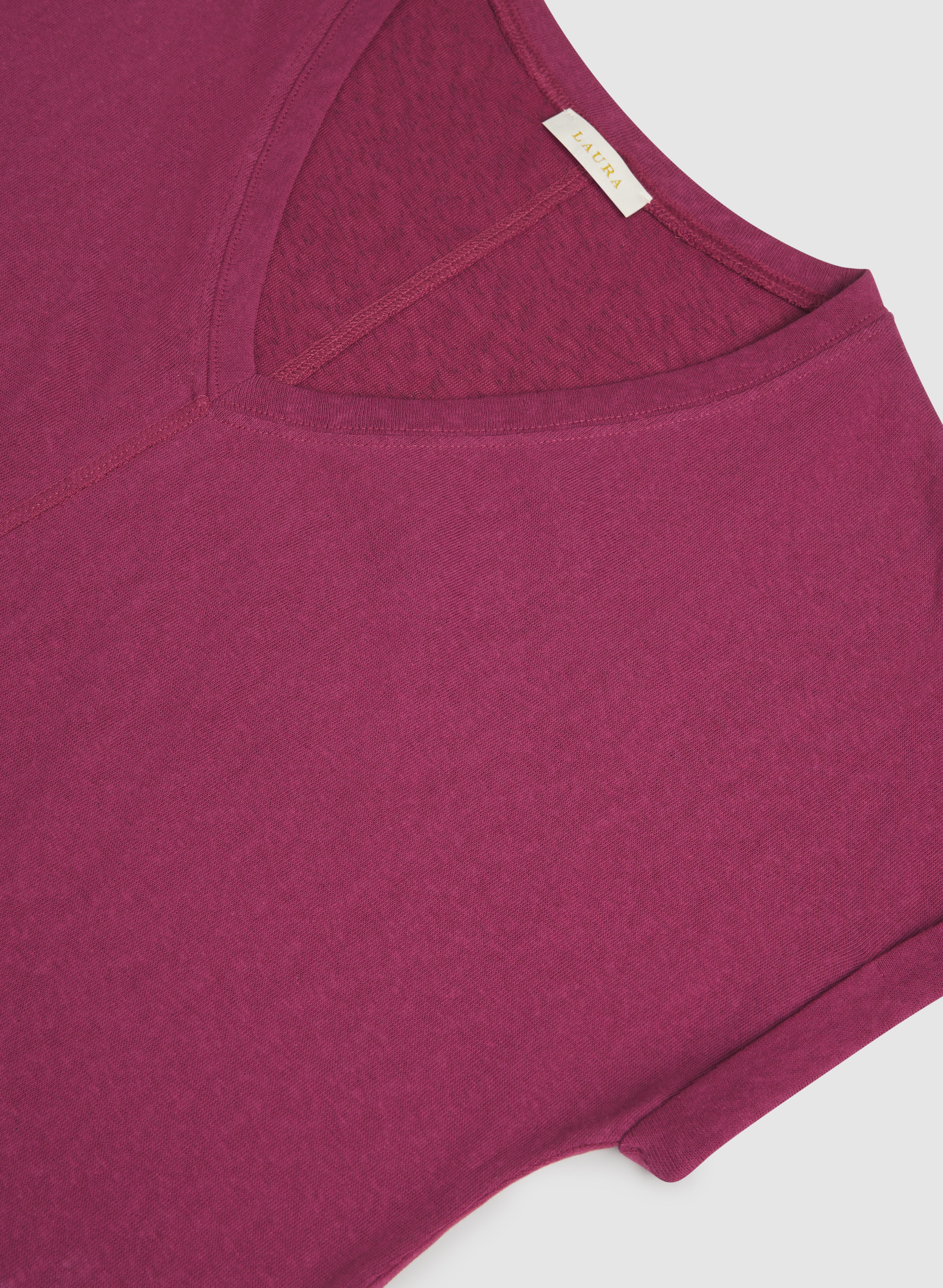 Linen-Blend T-Shirt - Image 7