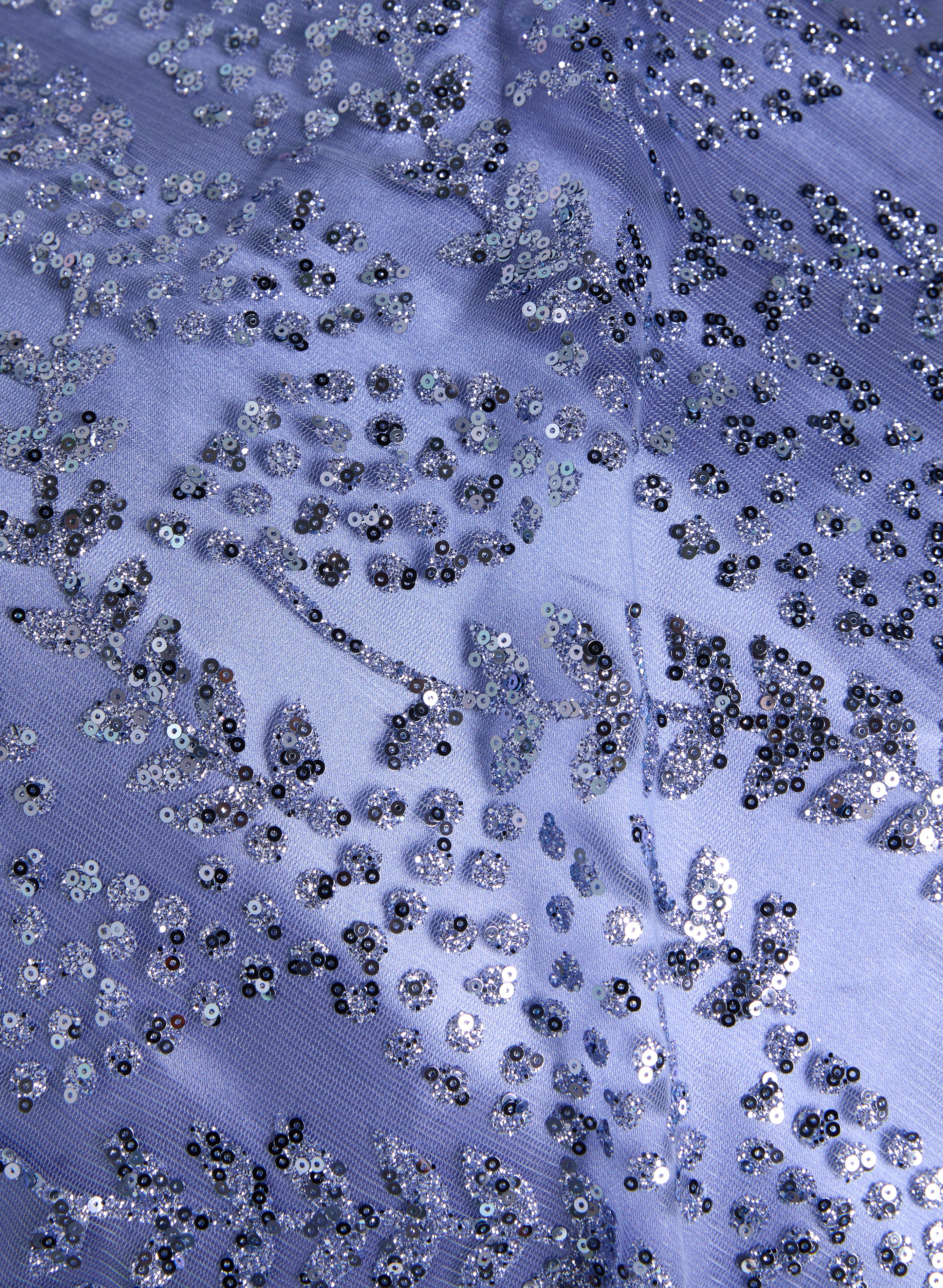 Corset-Style Sequin Detail Dress - Image 6