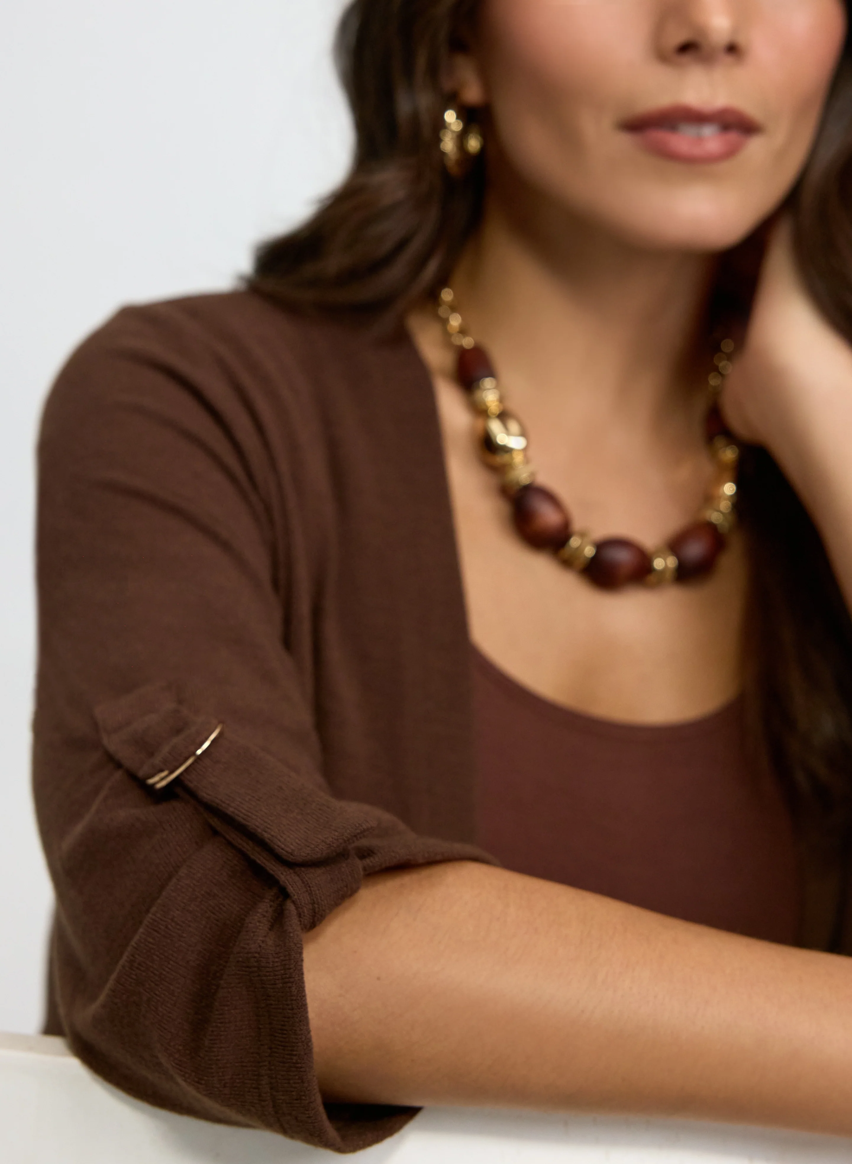 Long Open-Front Cardigan - Image 5
