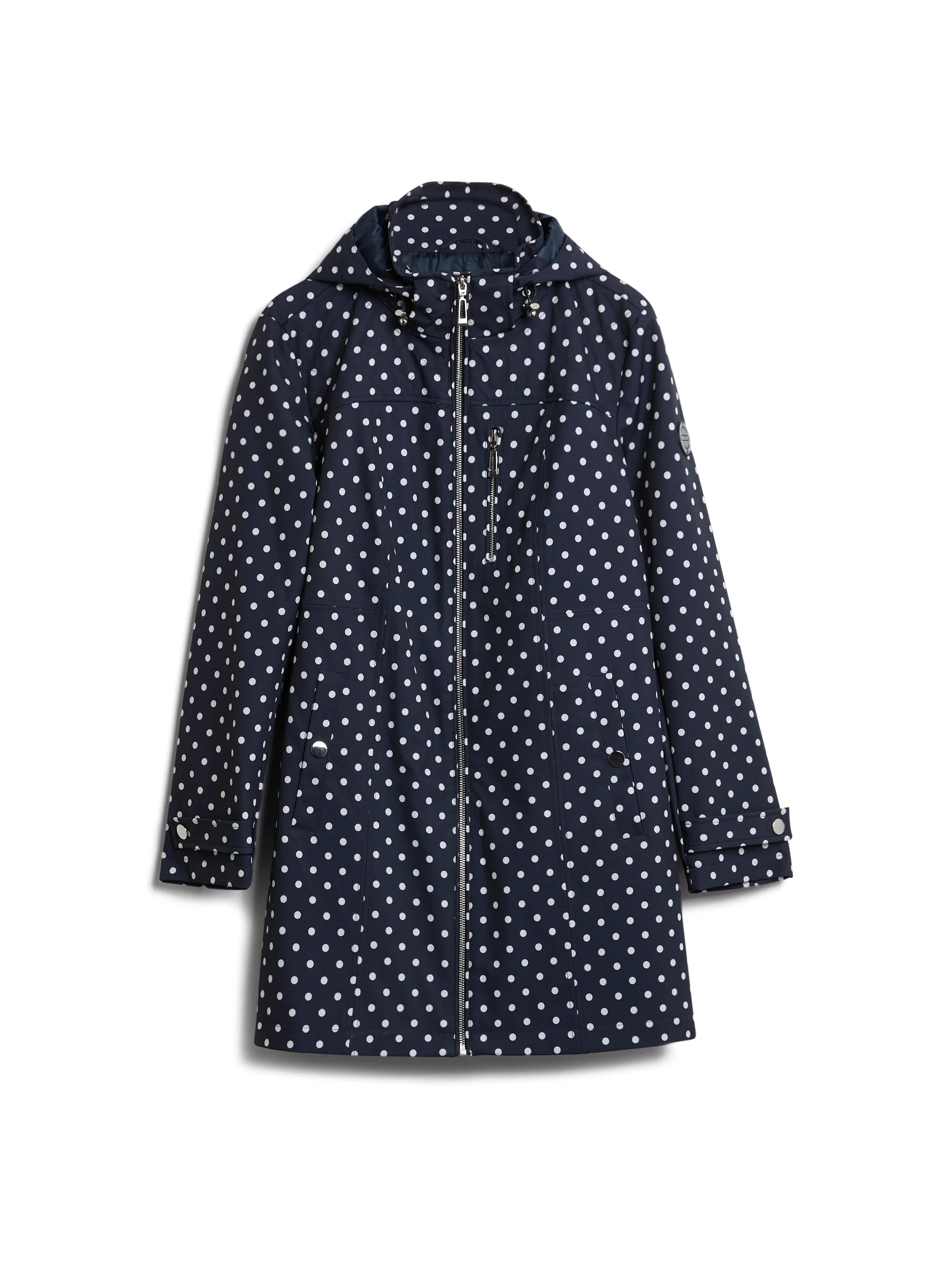 Long Polka Dot Raincoat - Image 6