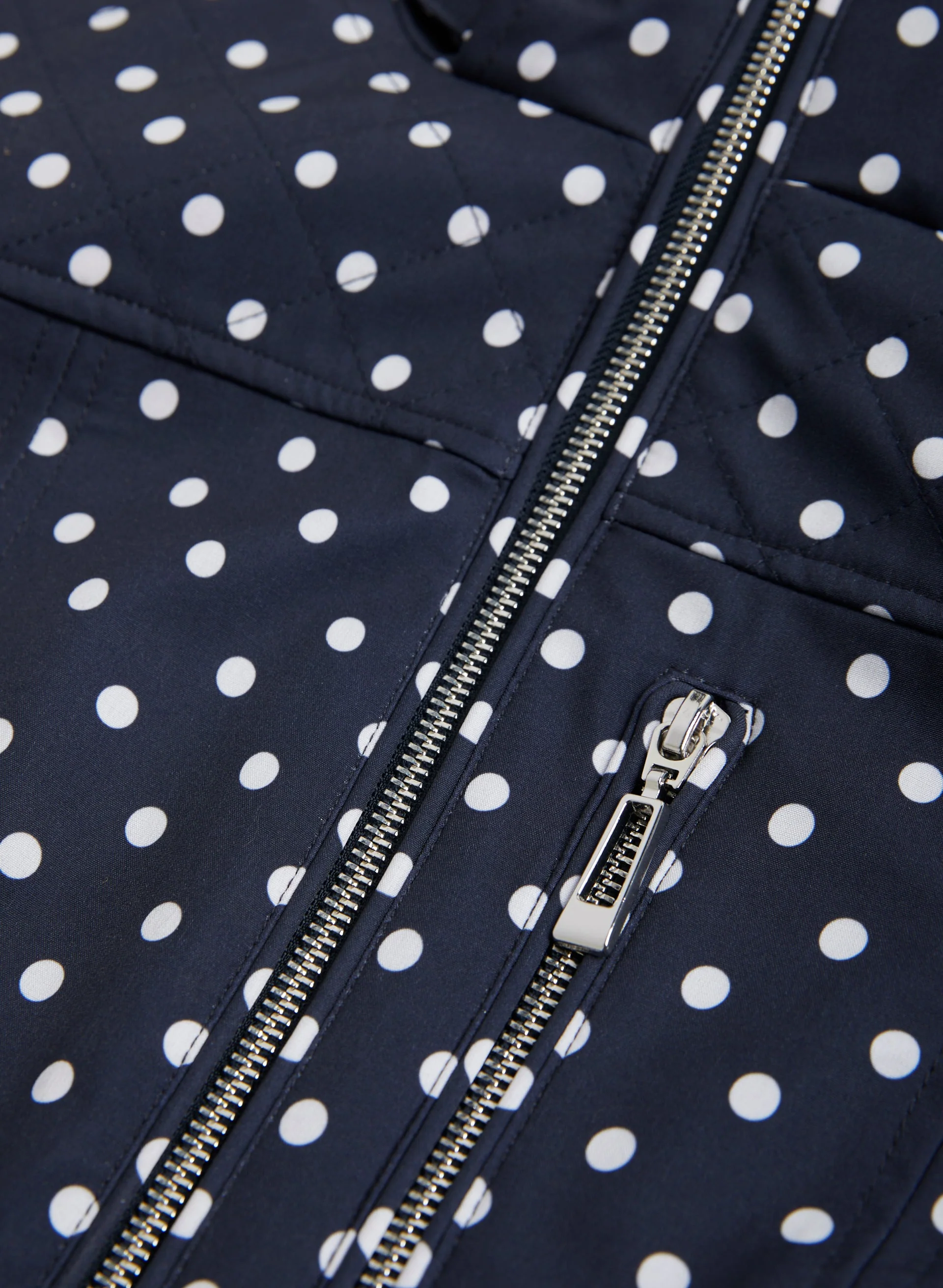 Long Polka Dot Raincoat - Image 7