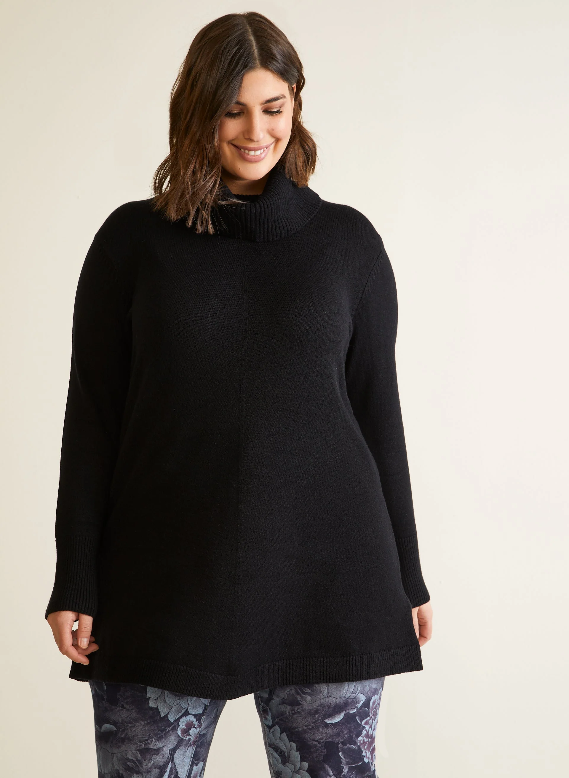 Long Sleeve Cowl Neck Sweater