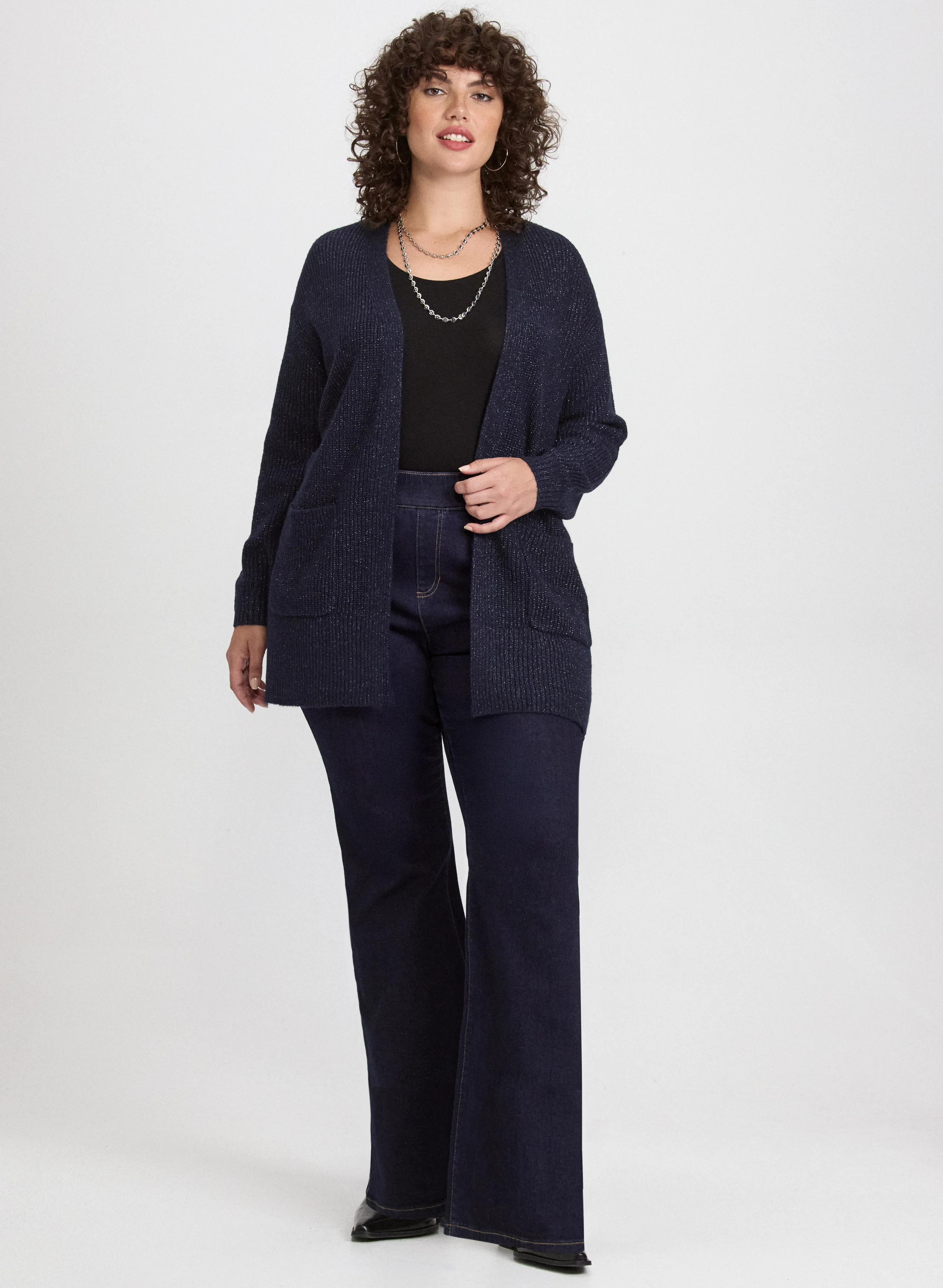 Lurex Knit Cardigan - Image 3