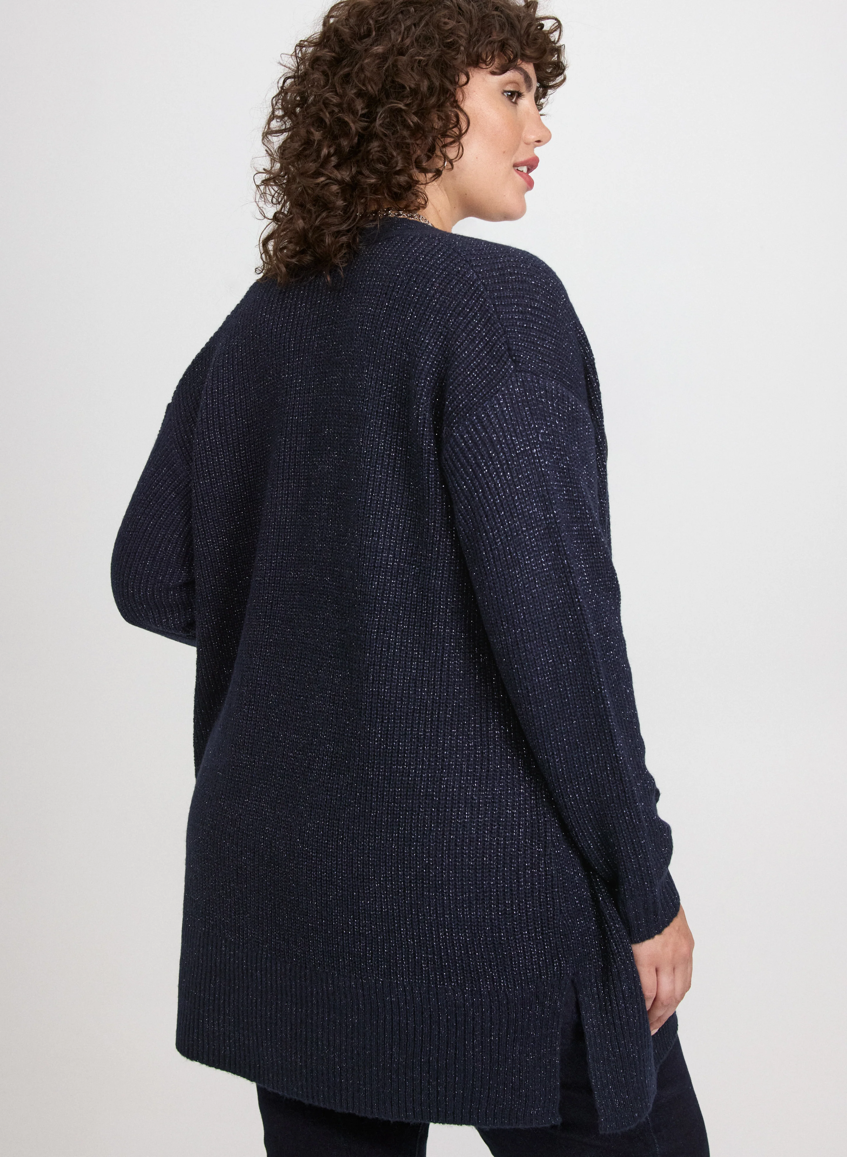 Lurex Knit Cardigan - Image 4
