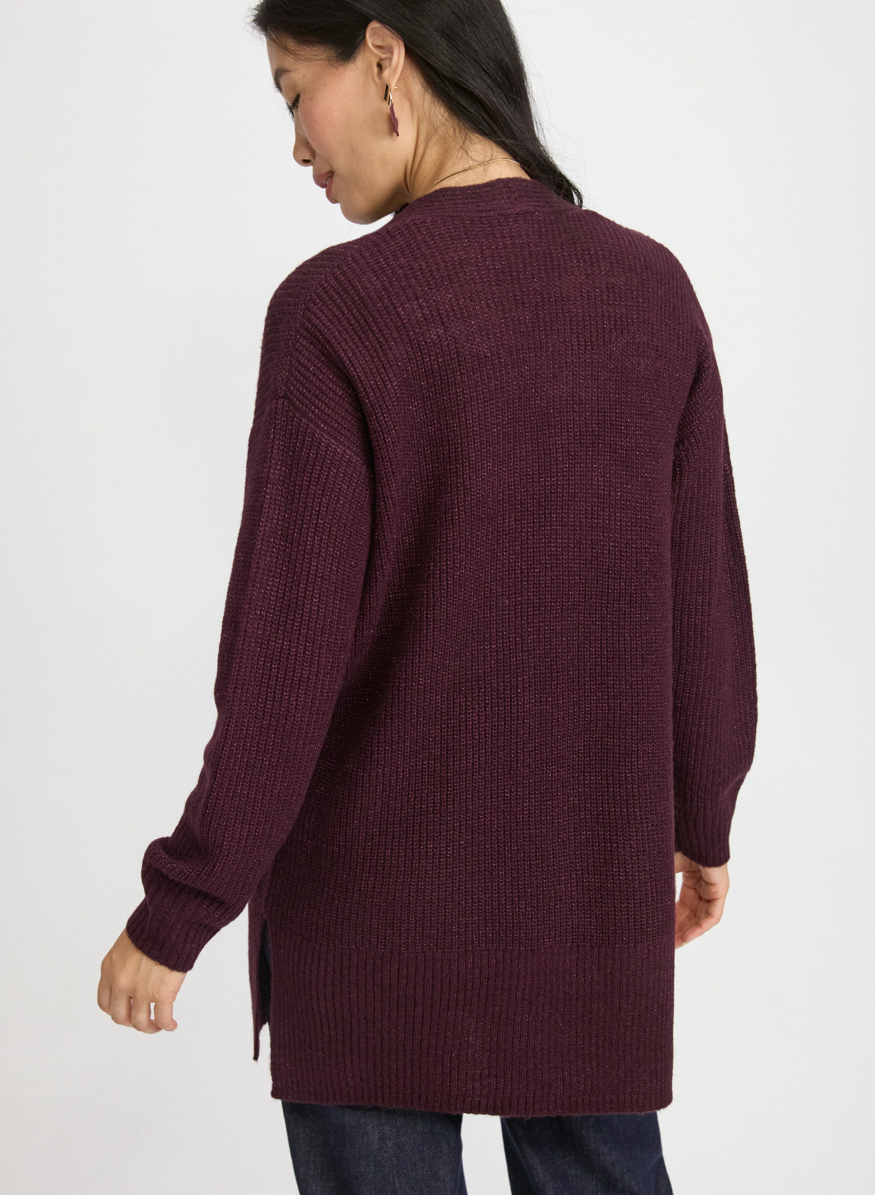 Lurex Knit Cardigan - Image 4