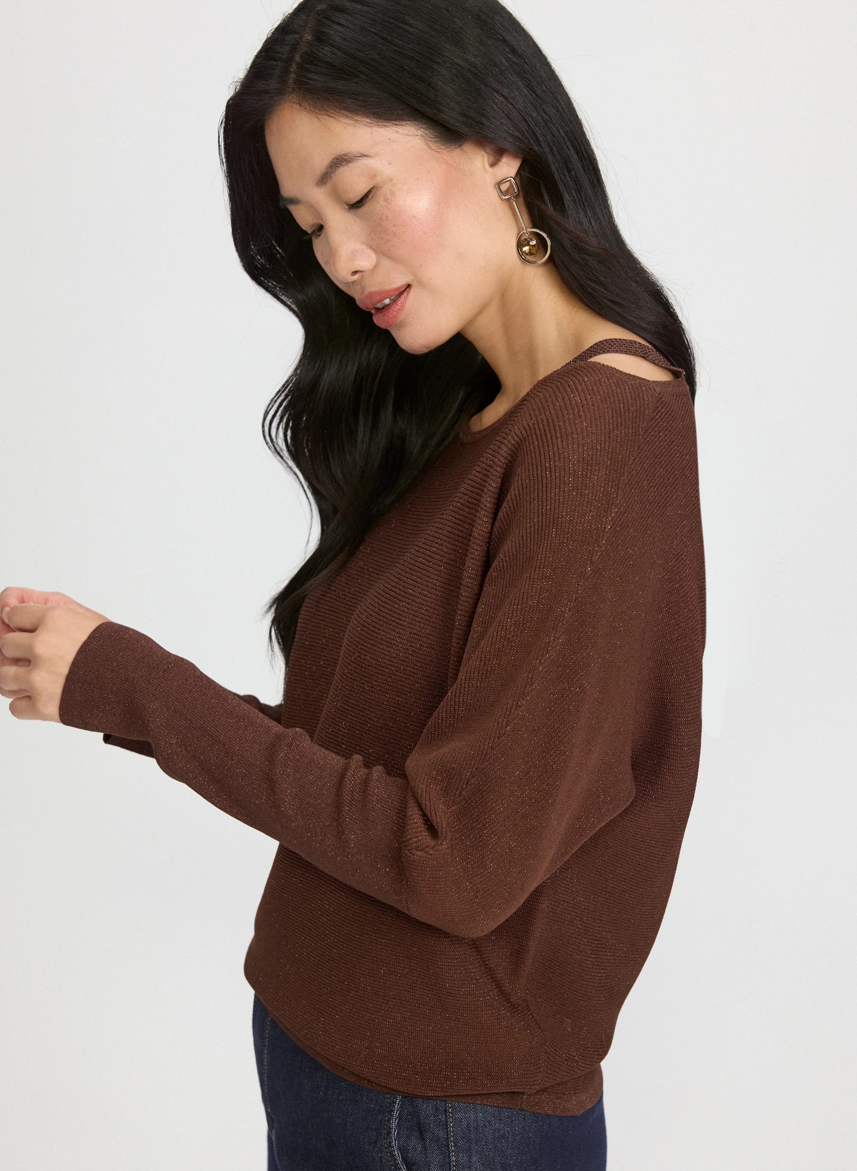Lurex Knit Pullover - Image 2