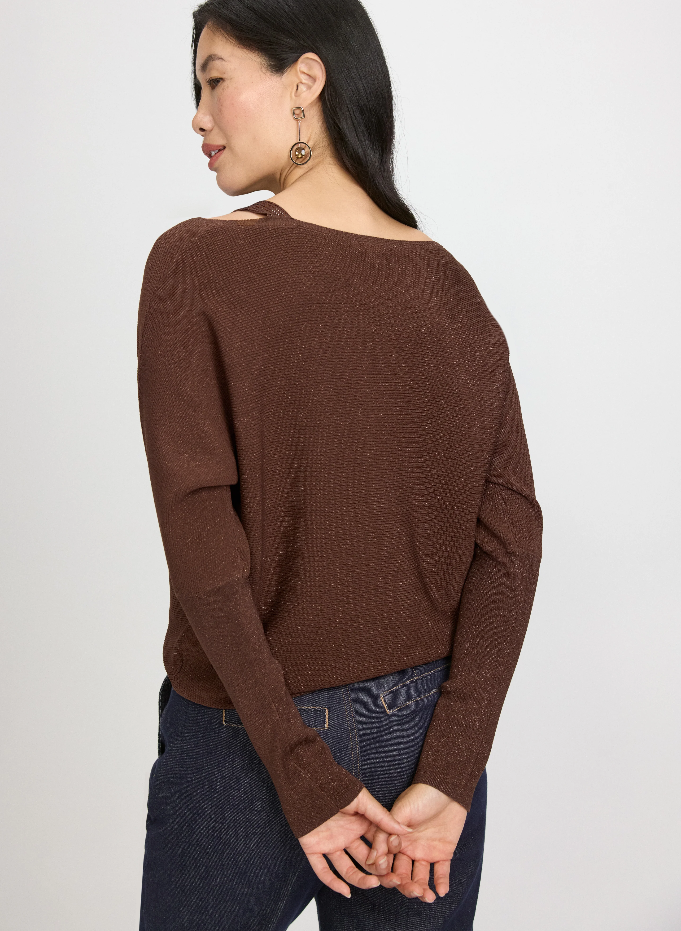 Lurex Knit Pullover - Image 4