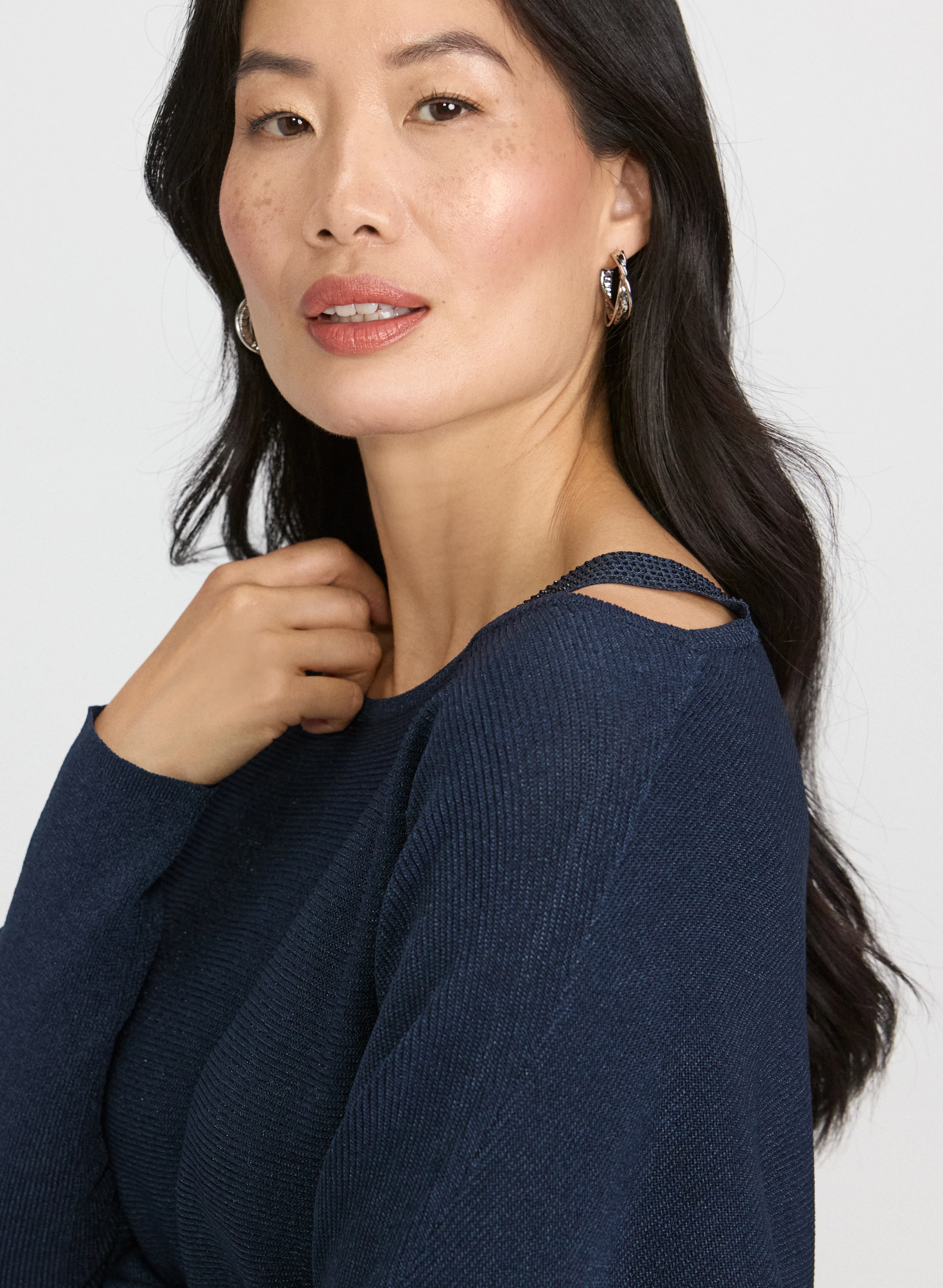 Lurex Knit Pullover - Image 2