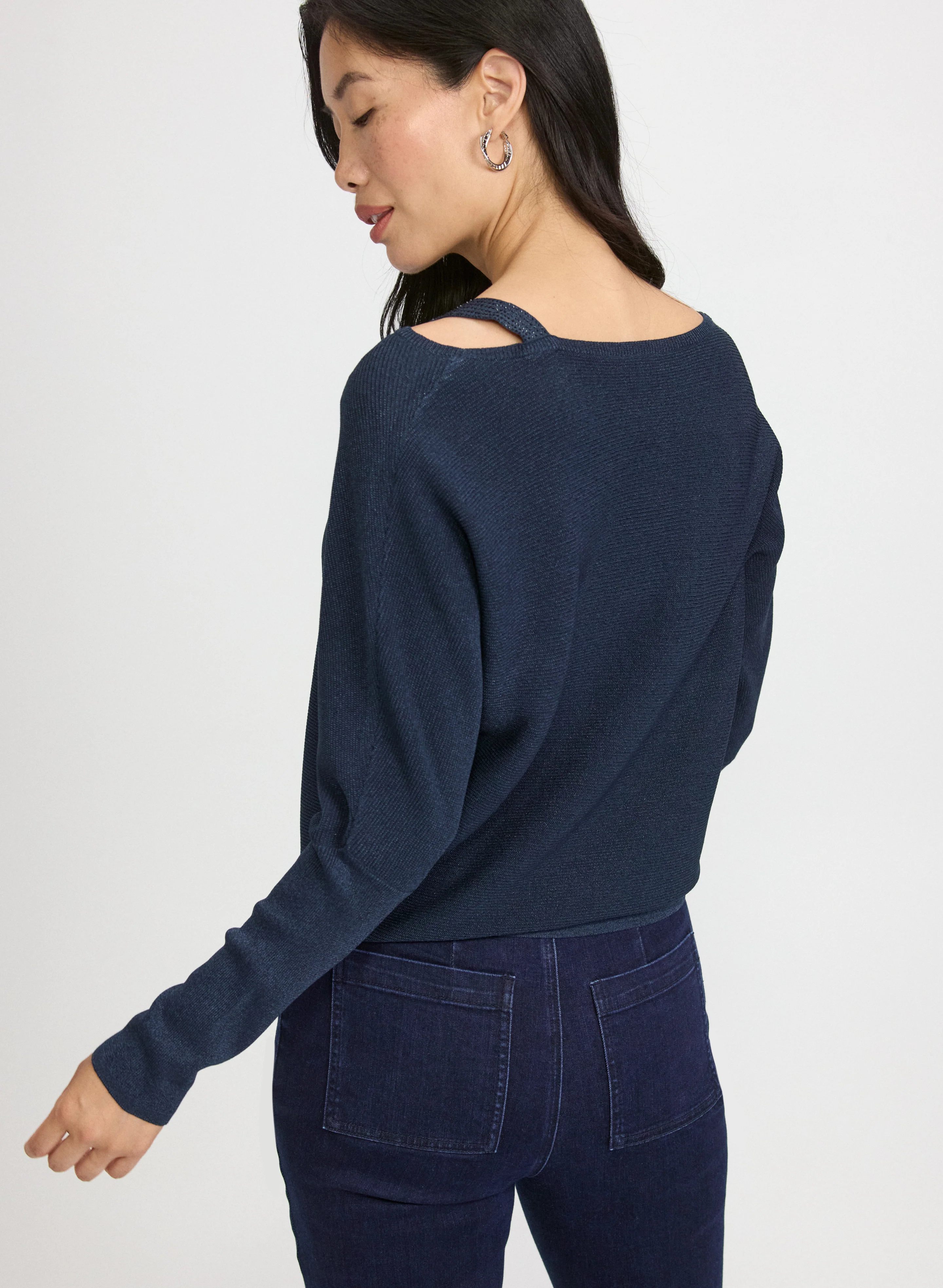 Lurex Knit Pullover - Image 4