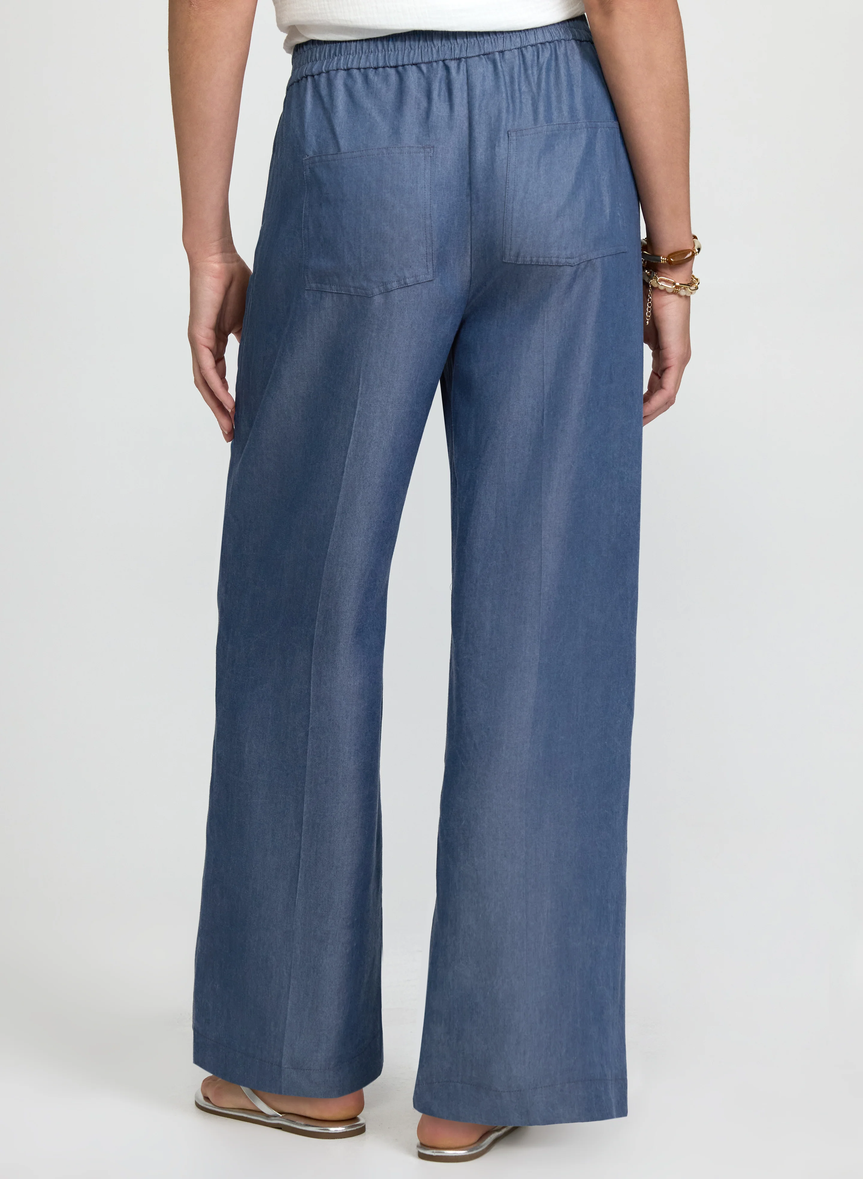 Lyocell Wide-Leg Pants - Image 2