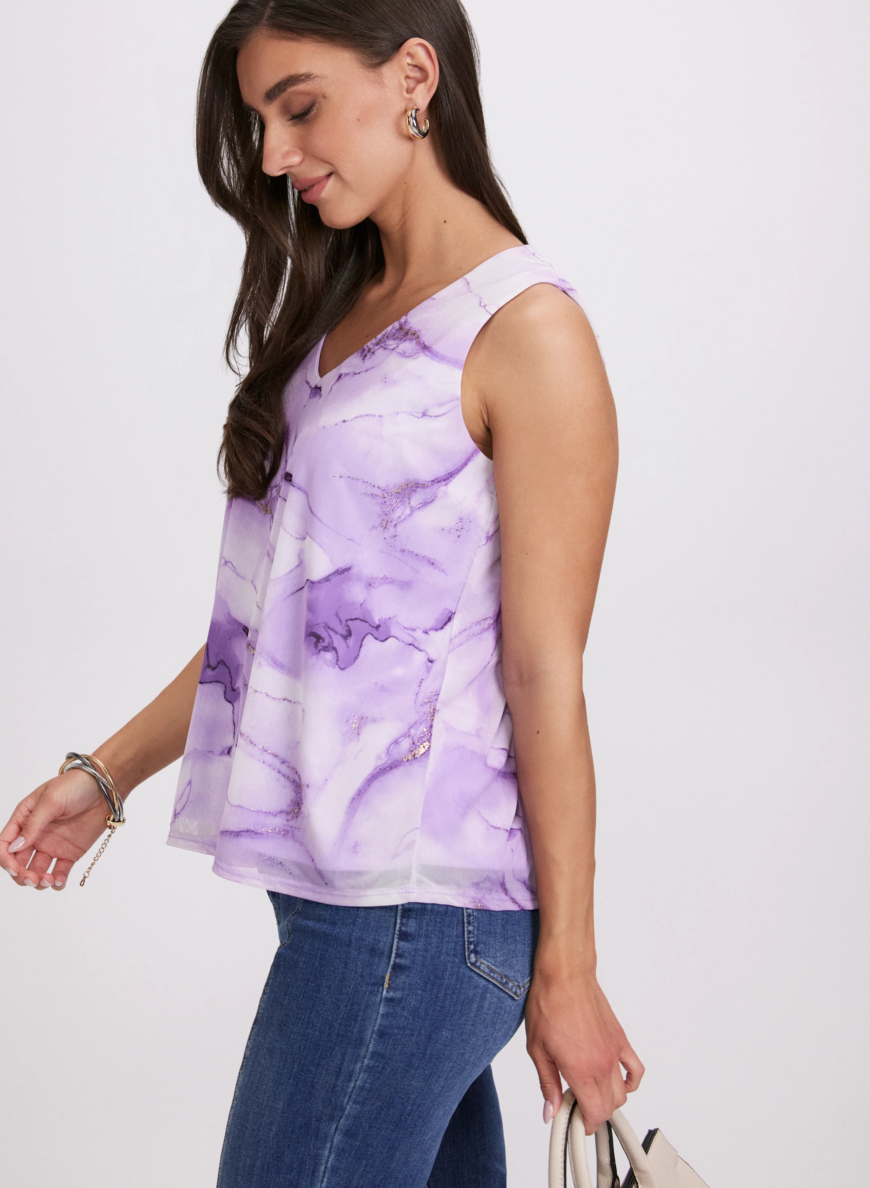 Marbled Metallic Top - Image 2