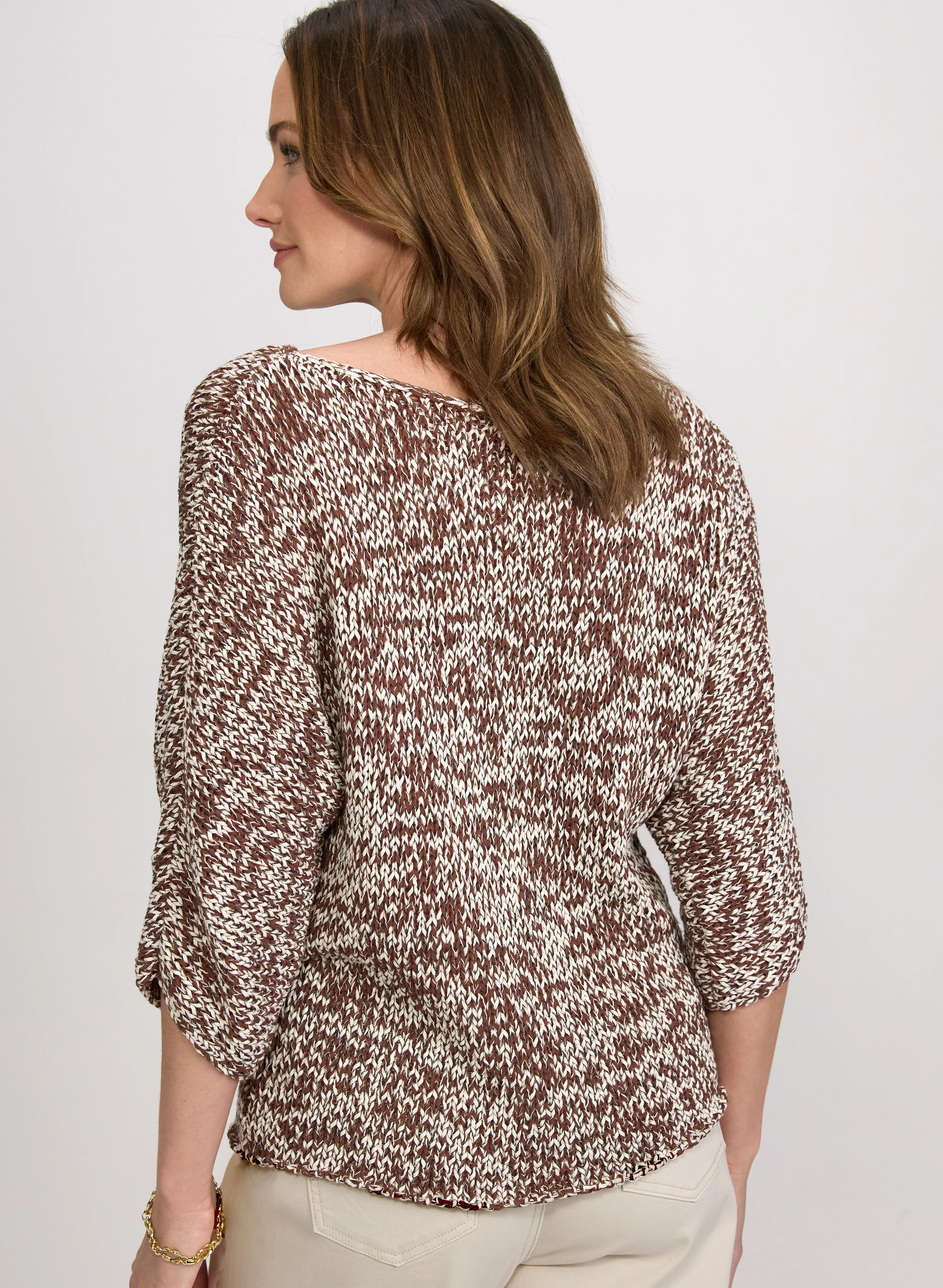Melange Yarn Sweater - Image 4