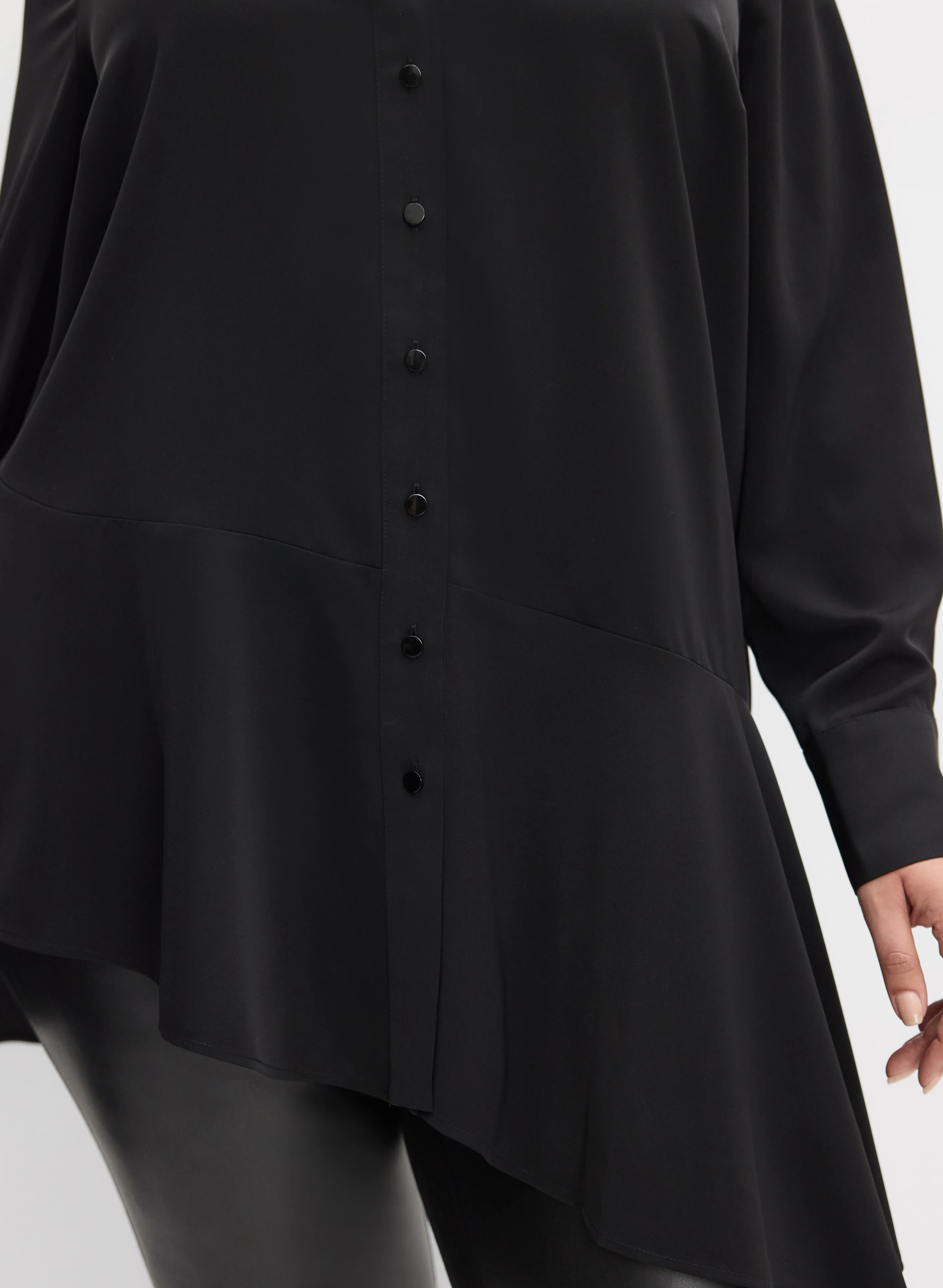Melanie Lyne - Asymmetrical Hem Blouse - Image 3