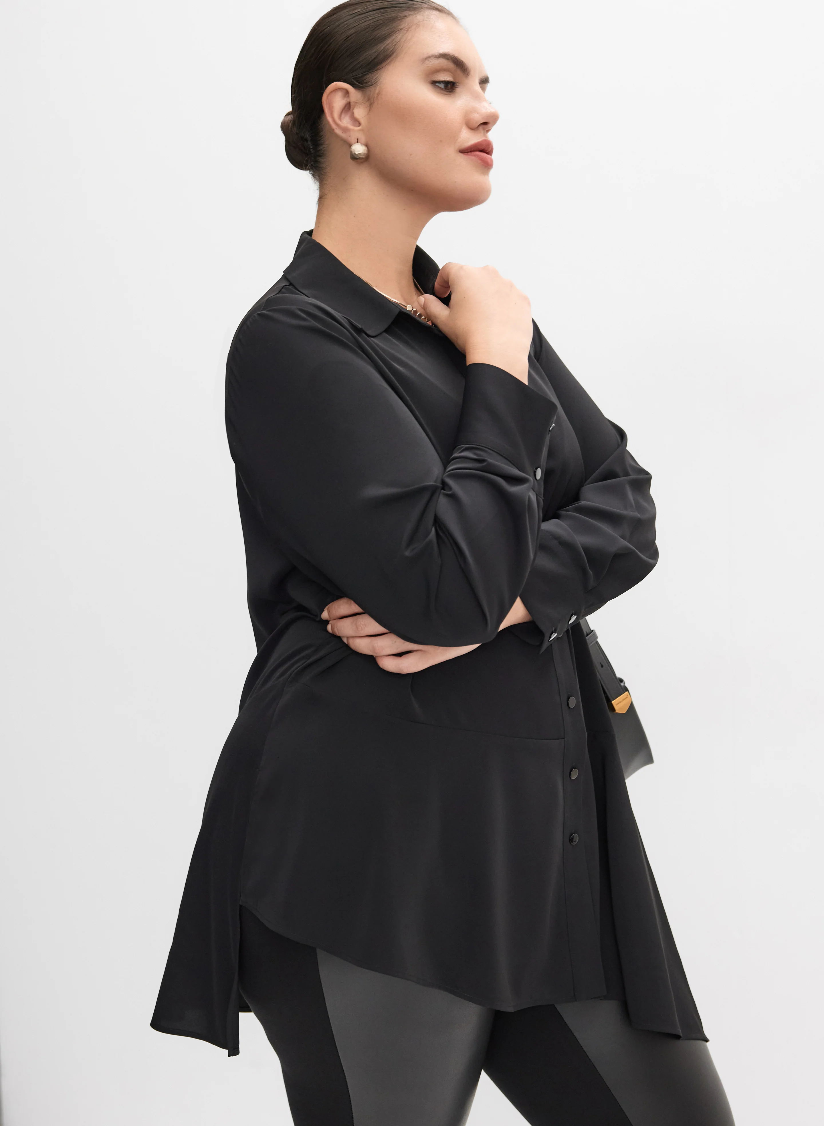Melanie Lyne - Asymmetrical Hem Blouse - Image 7