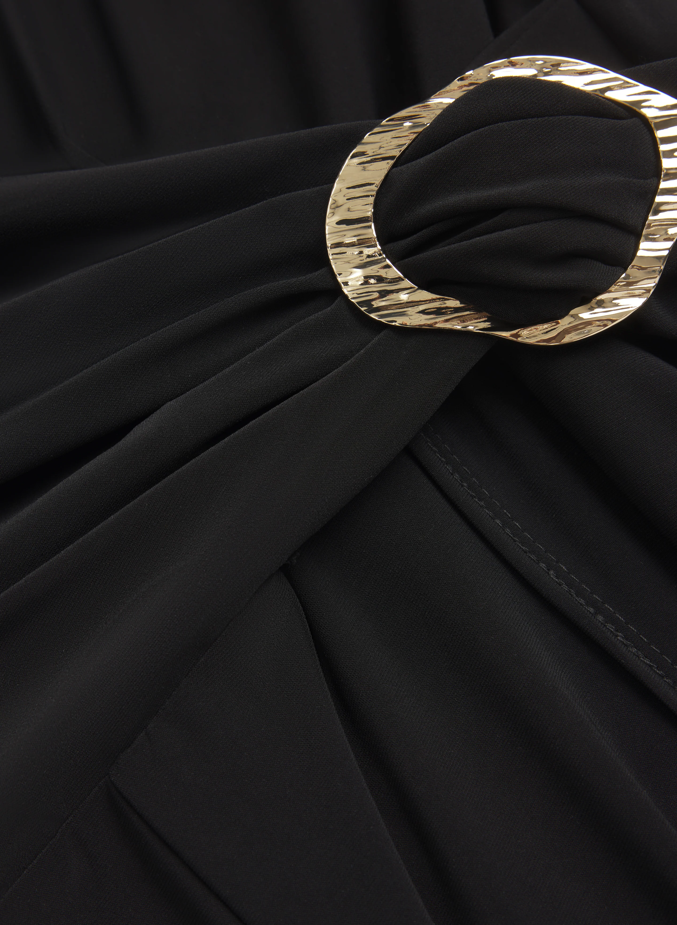Melanie Lyne - Brooch Fastened Wrap-Over Jumpsuit - Image 6