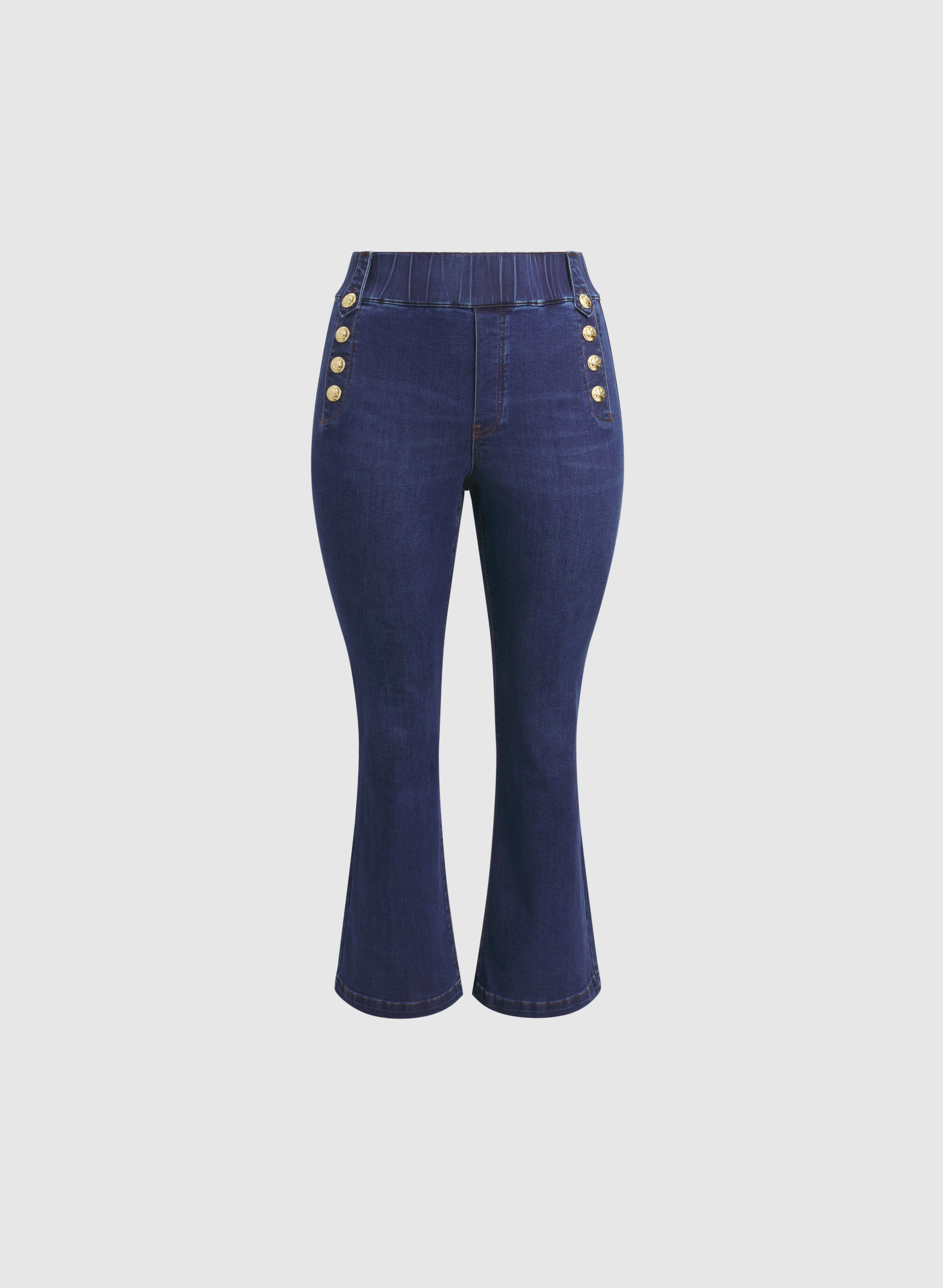 Melanie Lyne - Button Detail Jeans - Image 6
