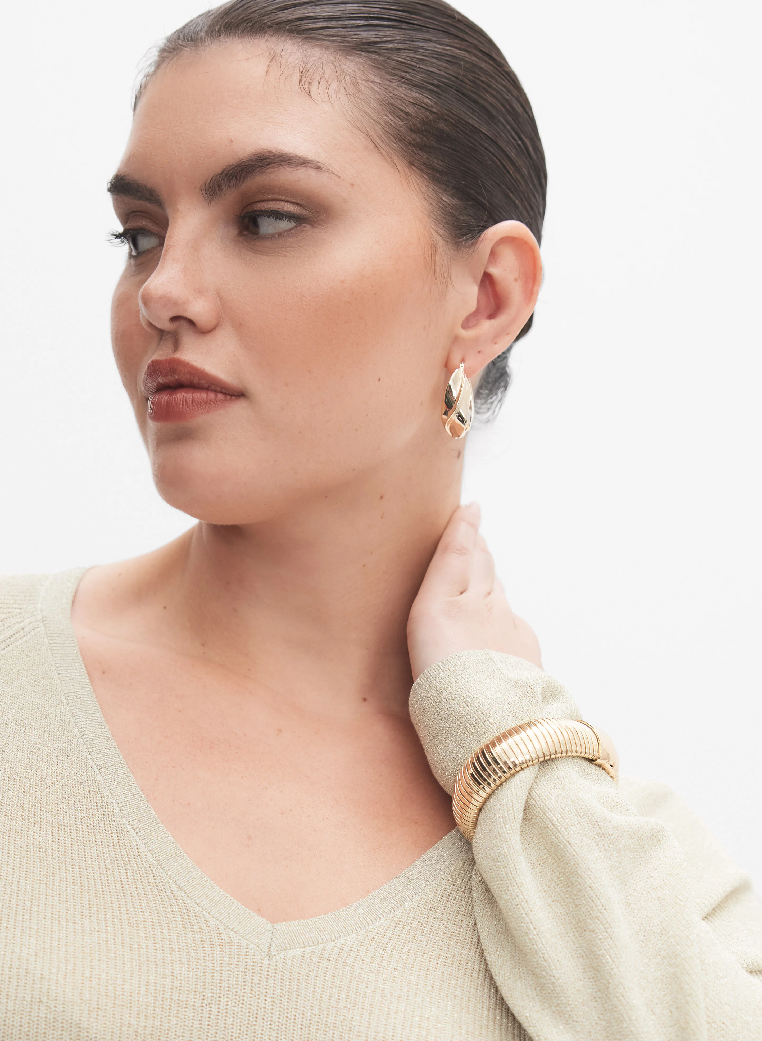 Melanie Lyne - Metallic Thread Sweater - Image 2