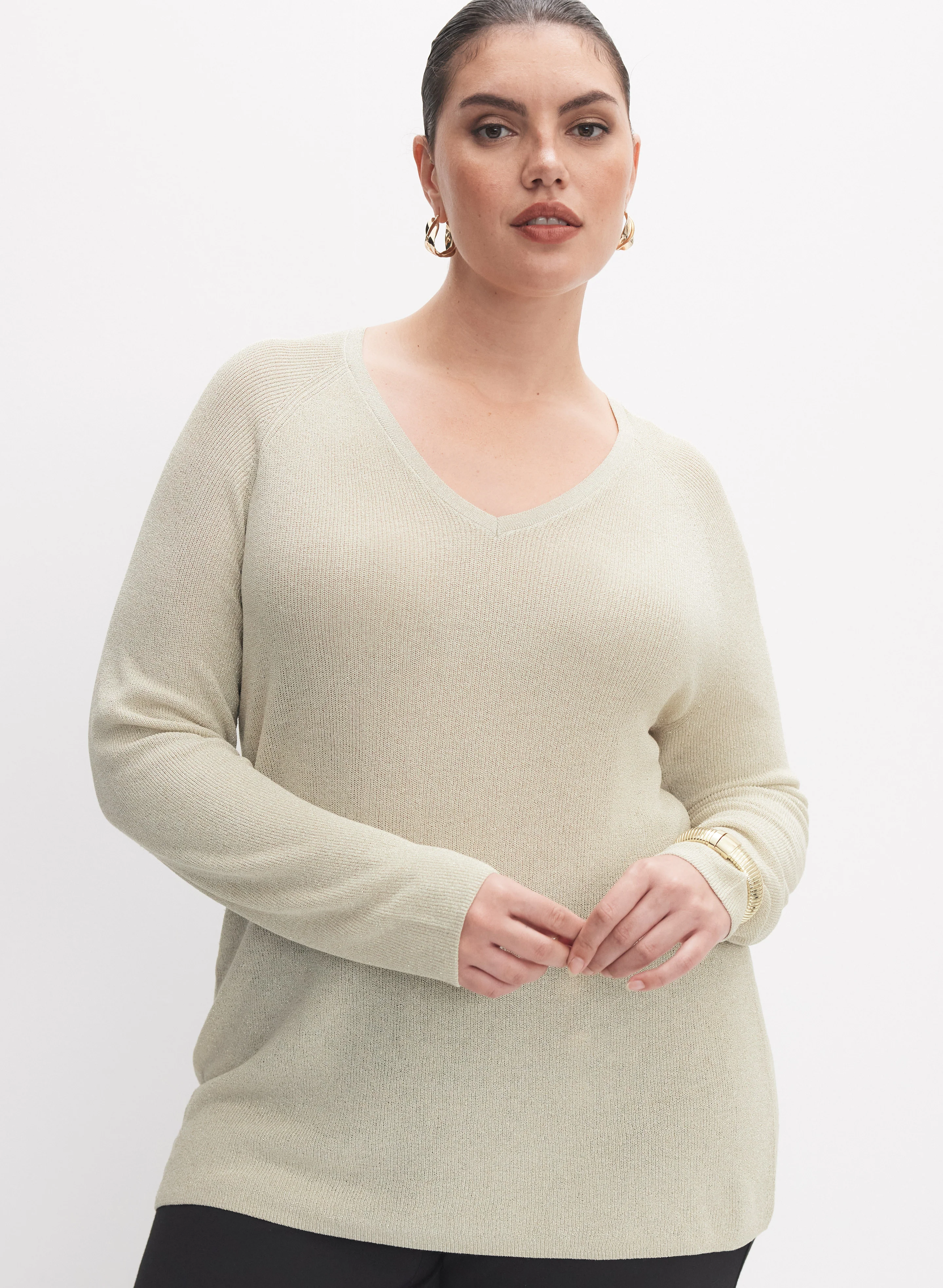 Melanie Lyne - Metallic Thread Sweater - Image 5