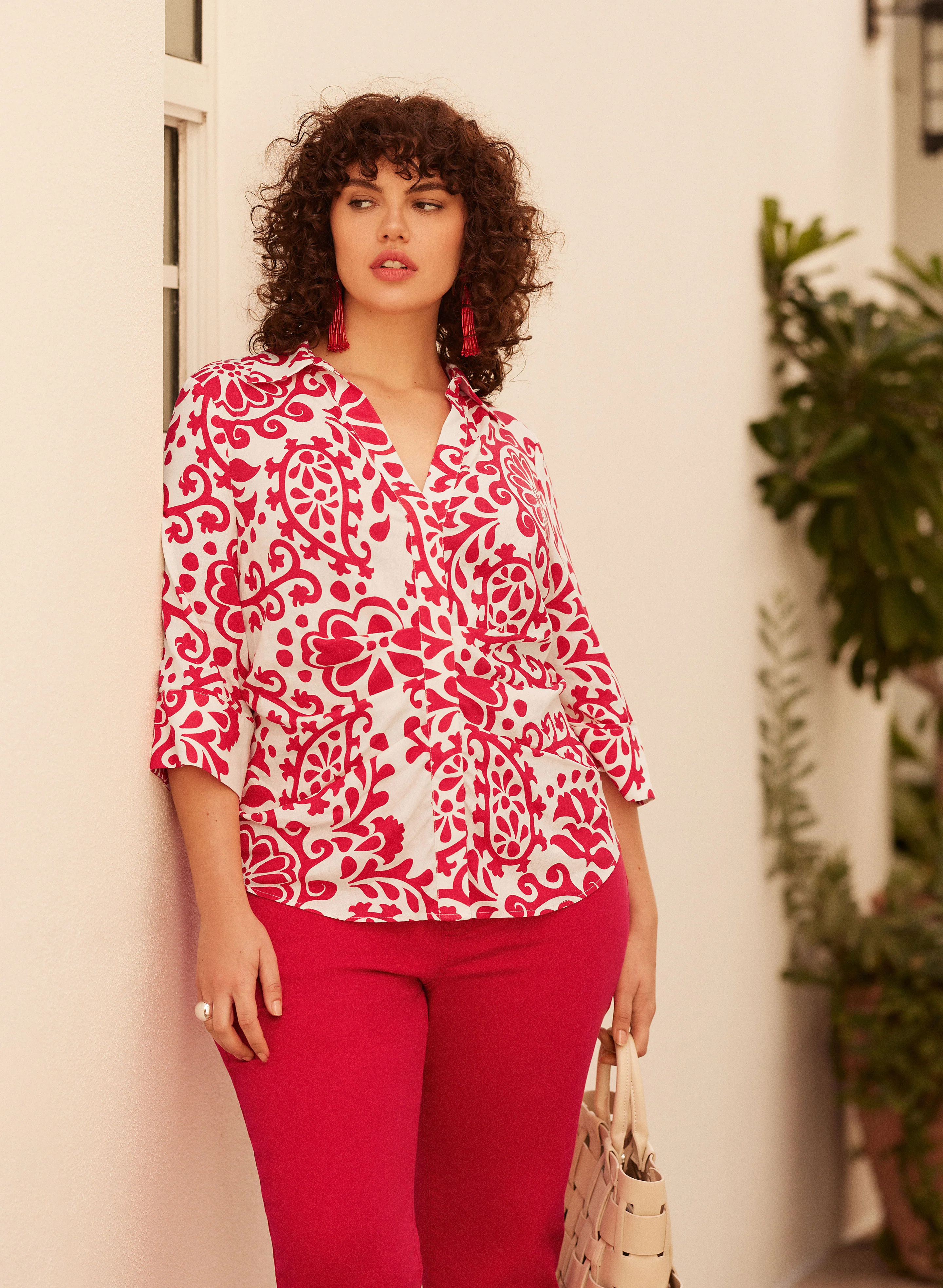 Melanie Lyne - Paisley Linen Blouse - Image 3