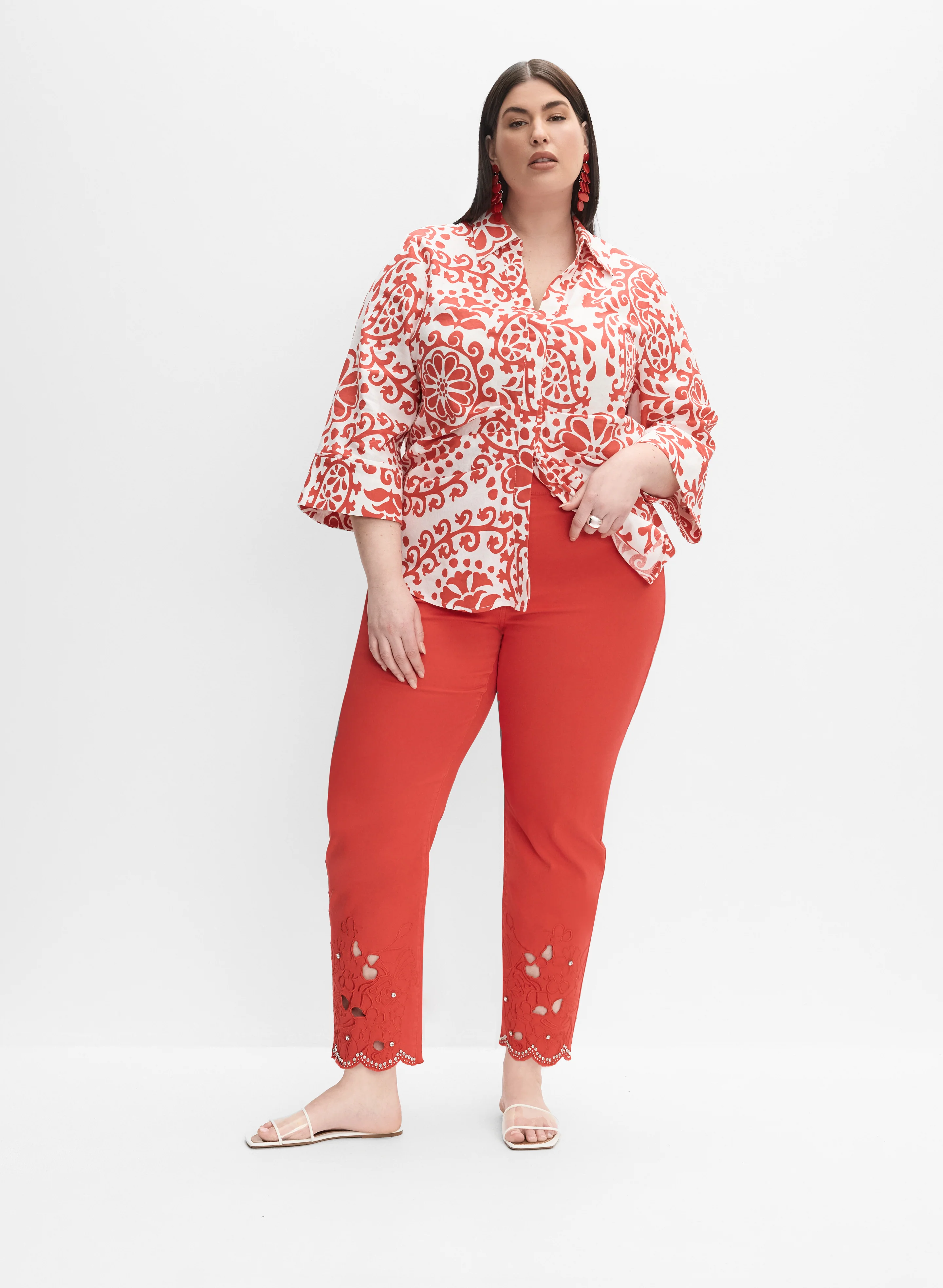 Melanie Lyne - Paisley Linen Blouse - Image 5