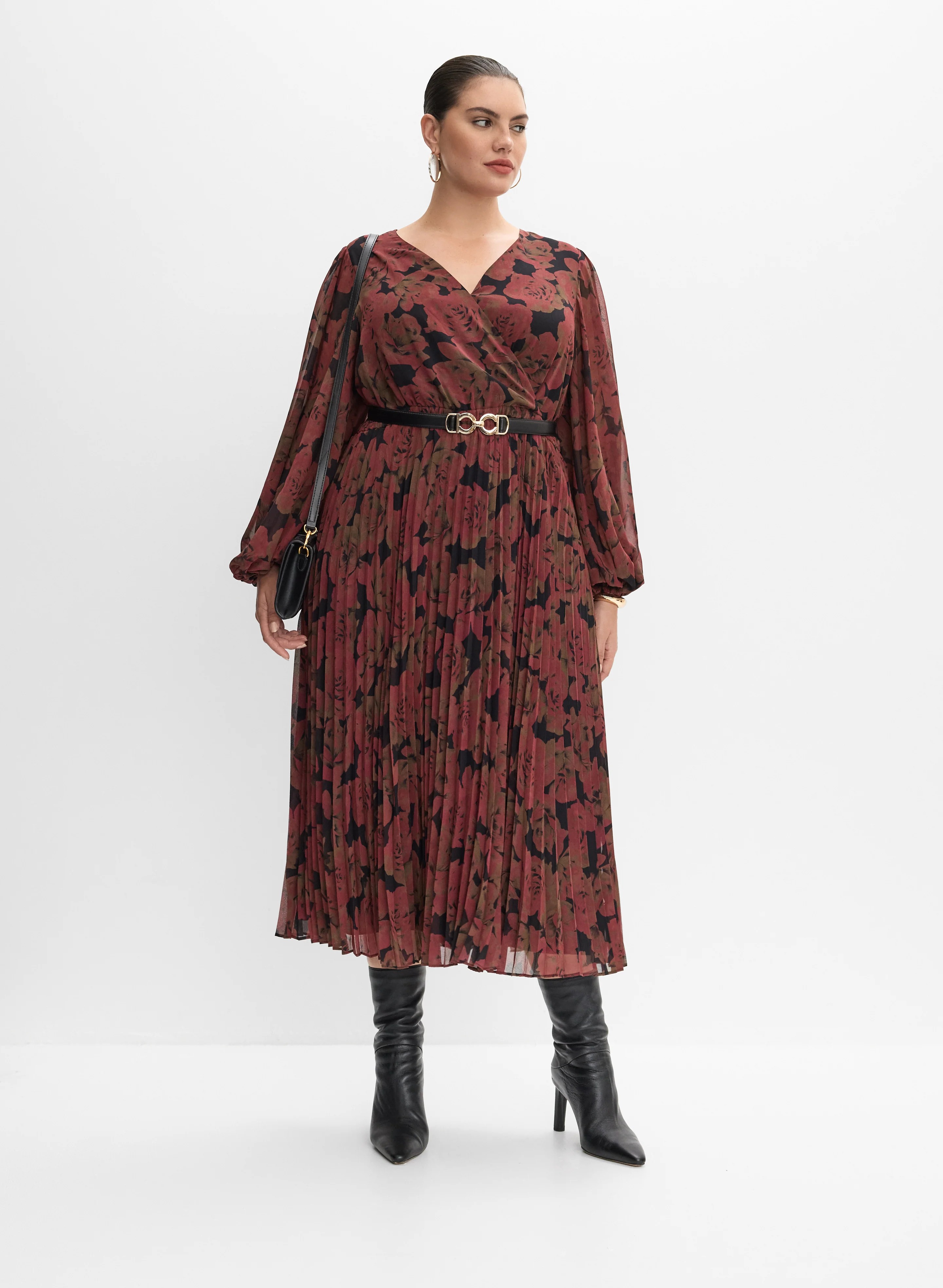 Melanie Lyne - Rose Chiffon Dress