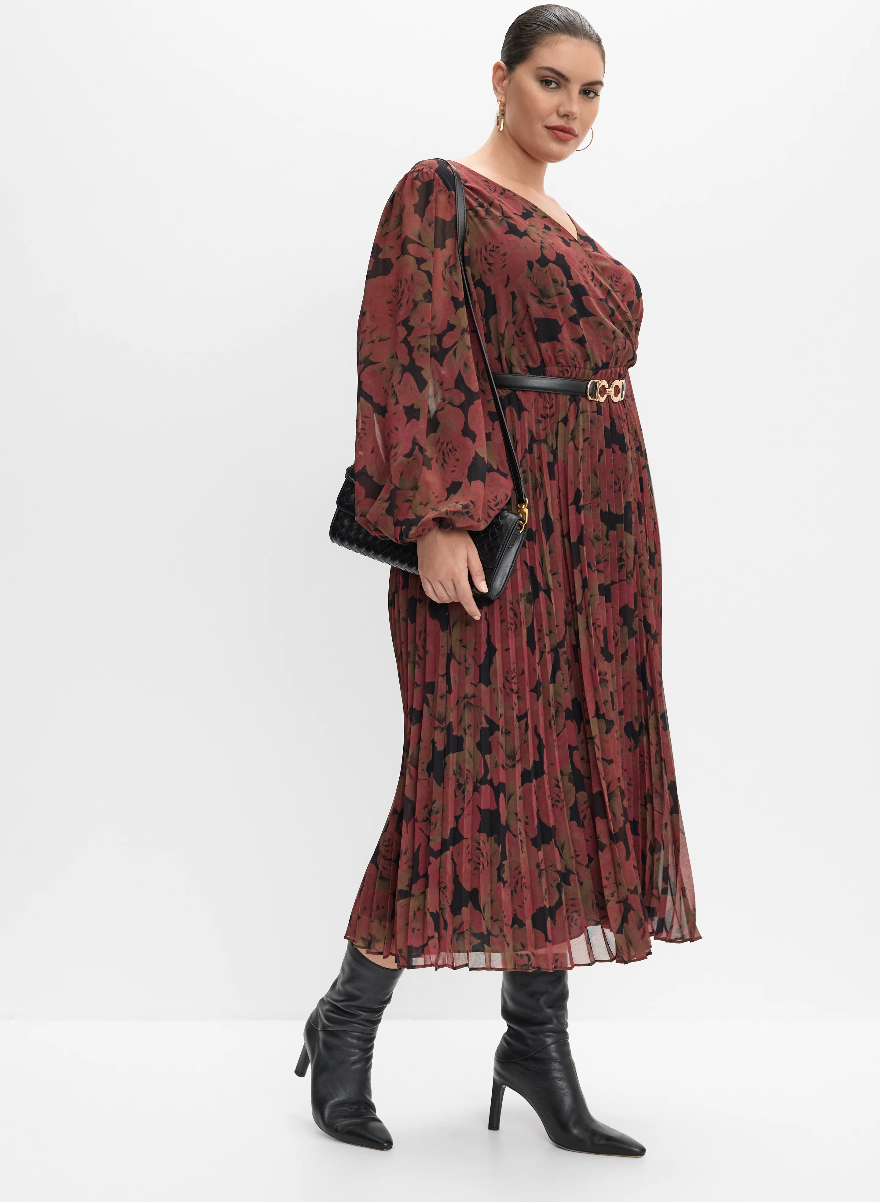 Melanie Lyne - Rose Chiffon Dress - Image 5