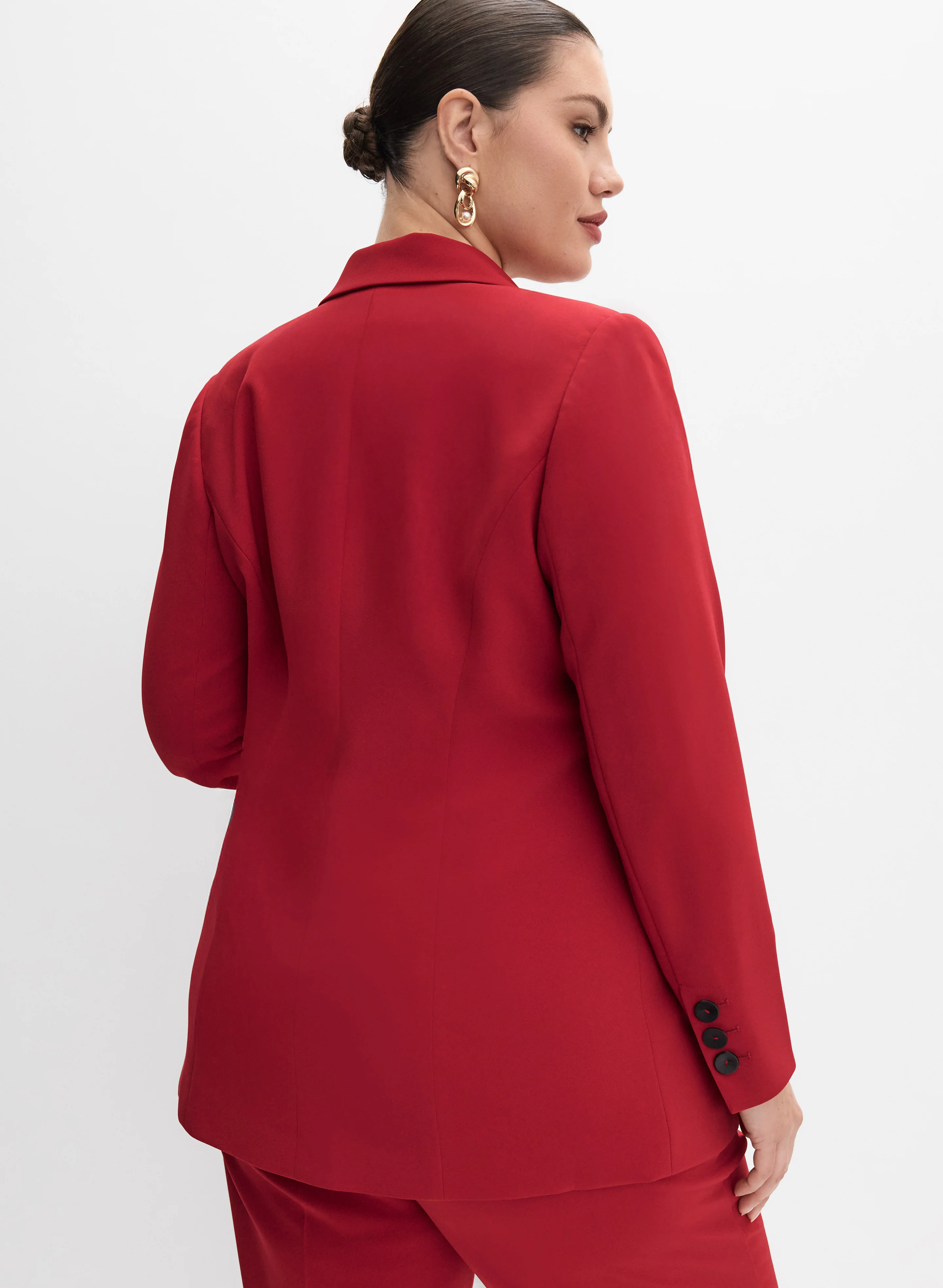 Melanie Lyne - Satin Lapel Blazer - Image 5