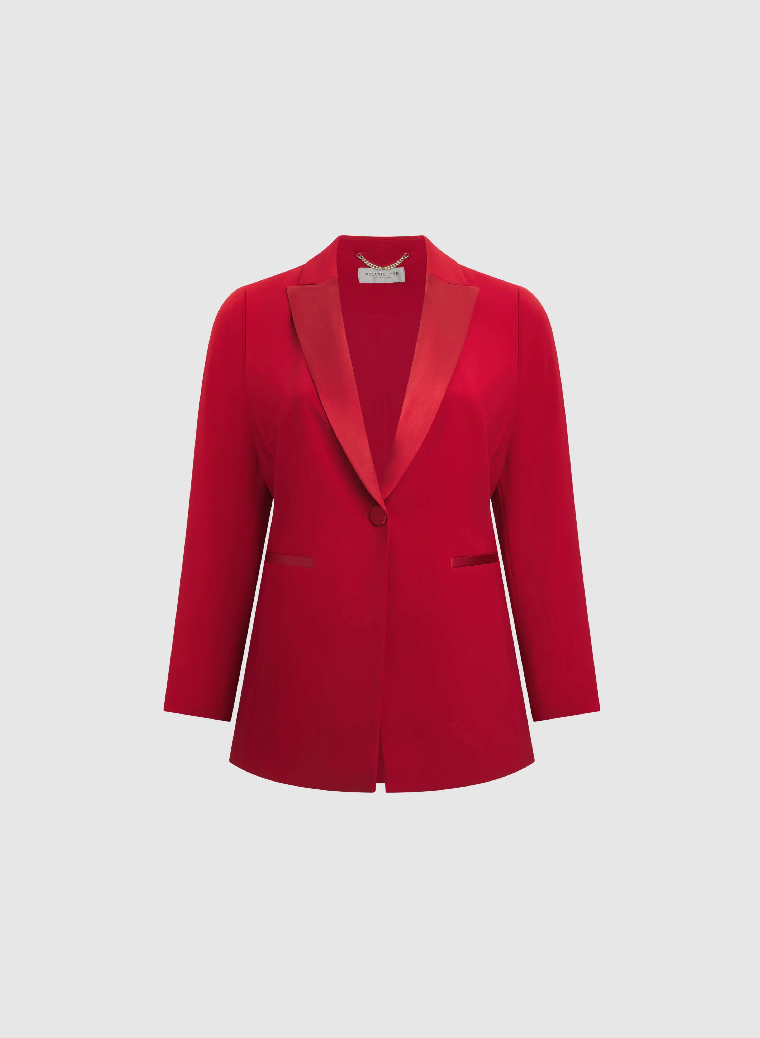 Melanie Lyne - Satin Lapel Blazer - Image 7