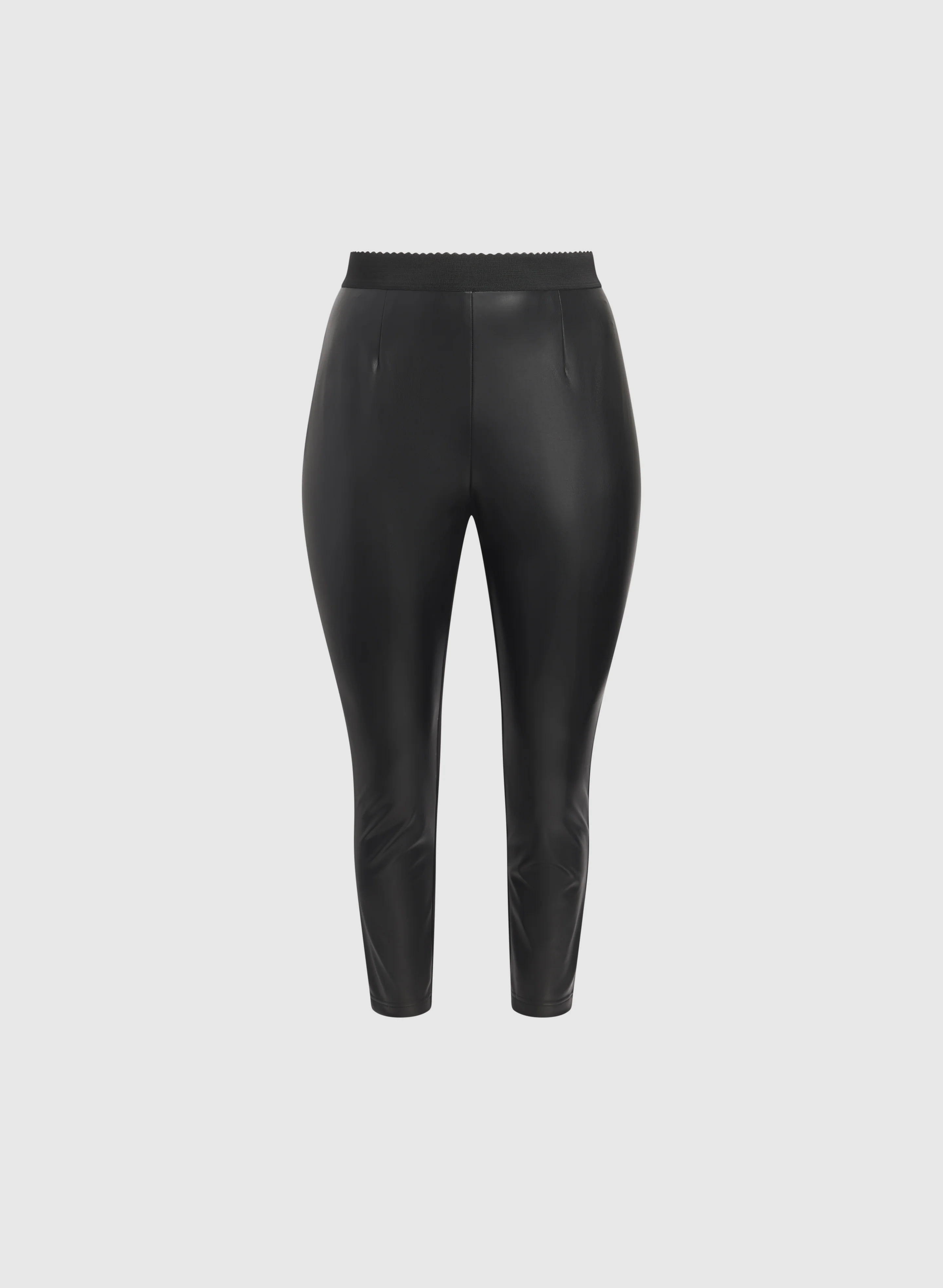 Melanie Lyne - Vegan Leather Front Leggings - Image 5