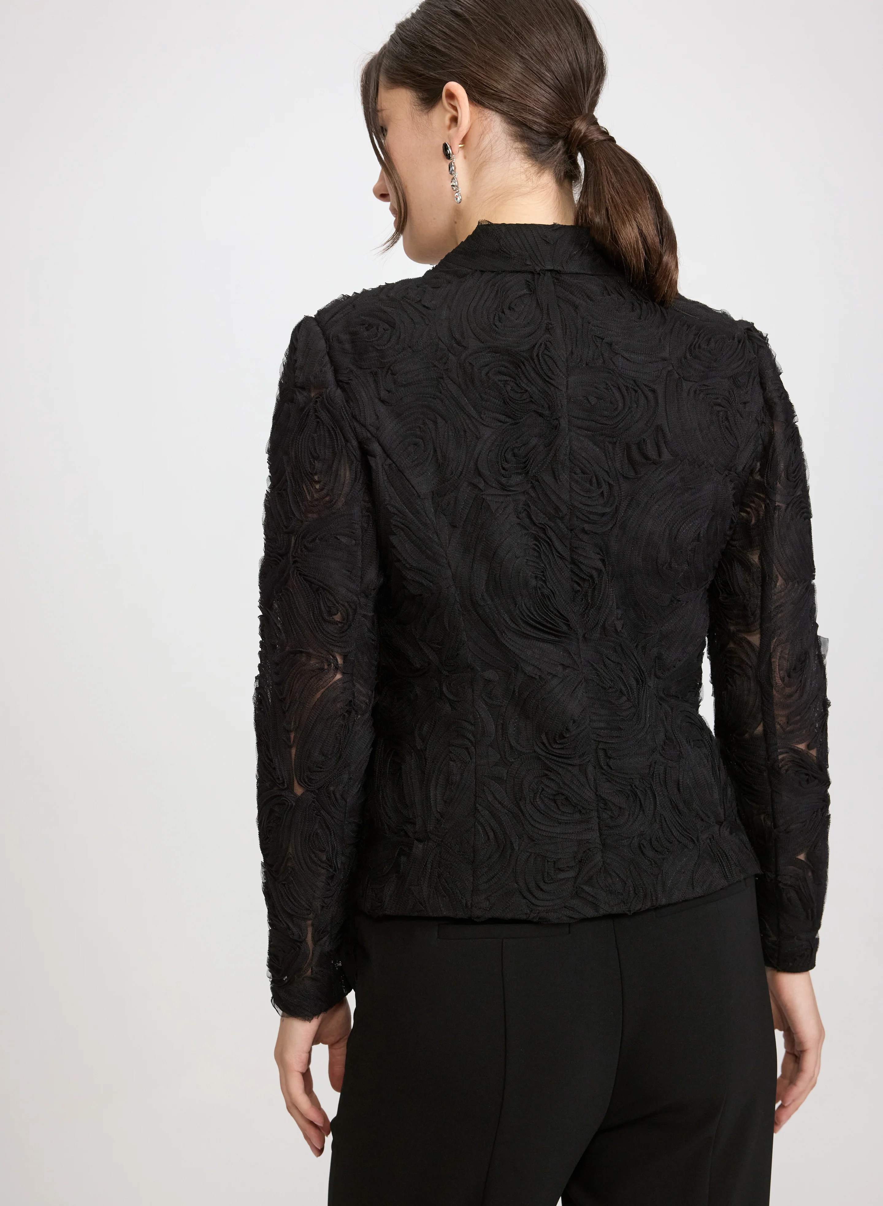 Mesh Applique Jacket - Image 4