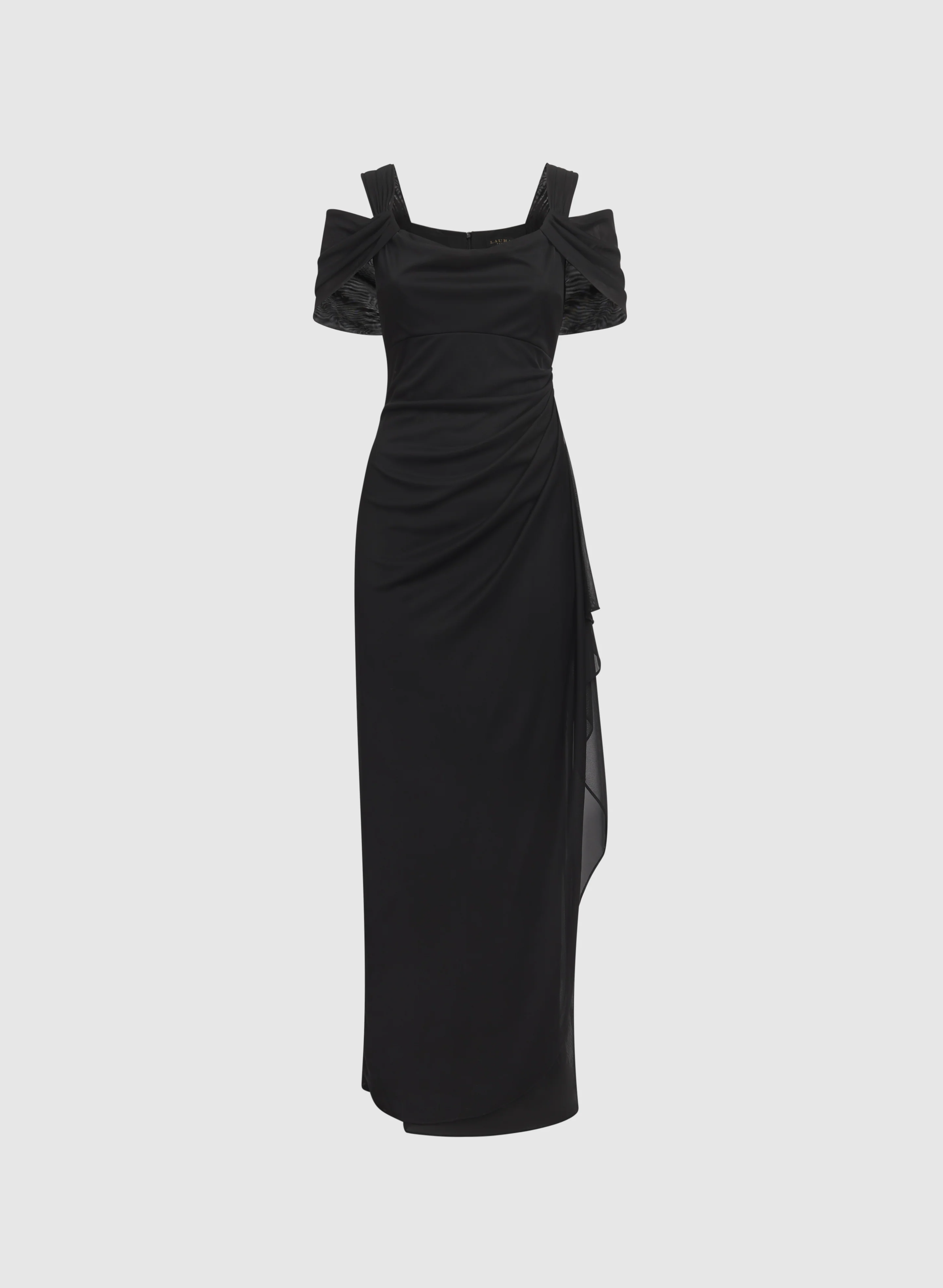 Mesh Cowl Neck Dress - Image 5