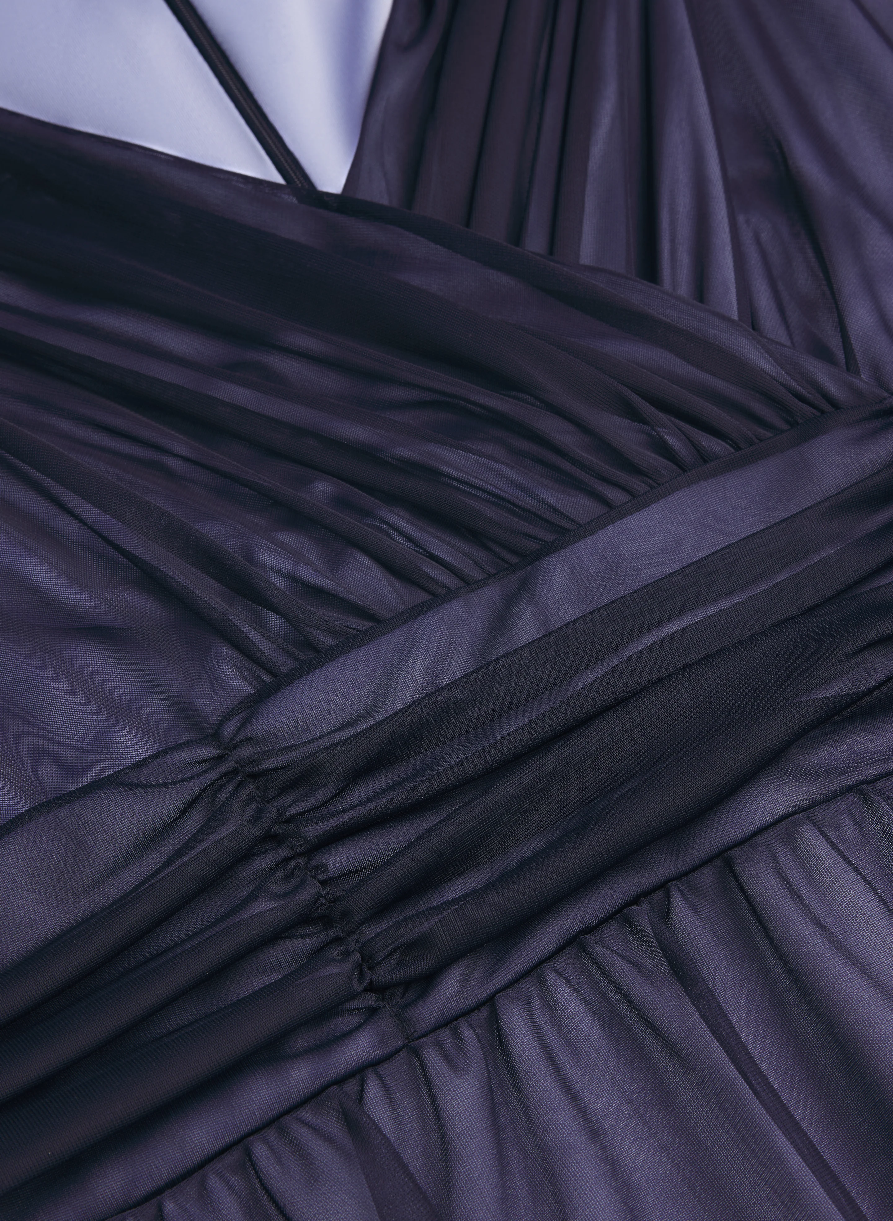 Mesh Fit and Flare Dress - Image 8