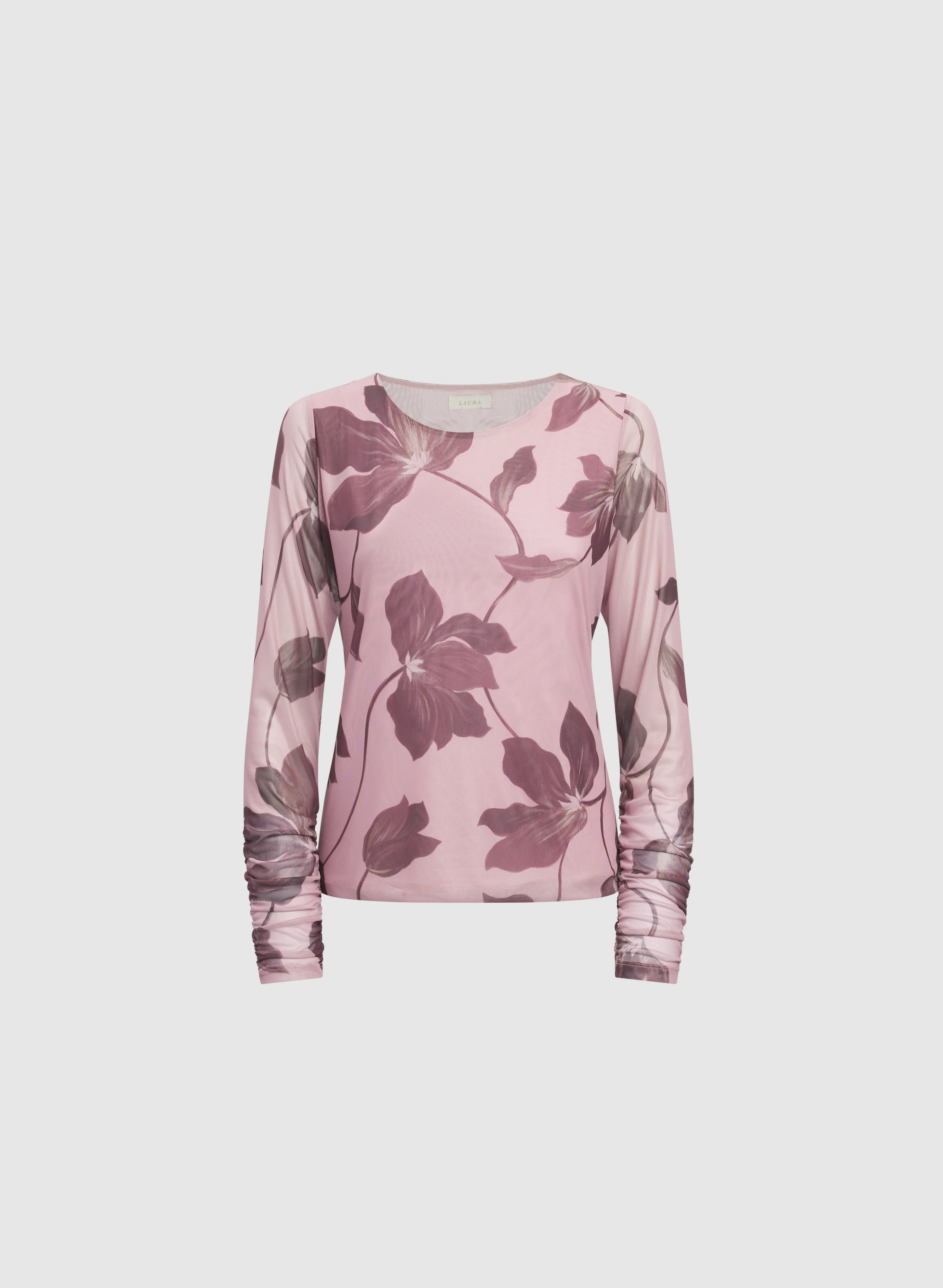 Mesh Floral Top - Image 6