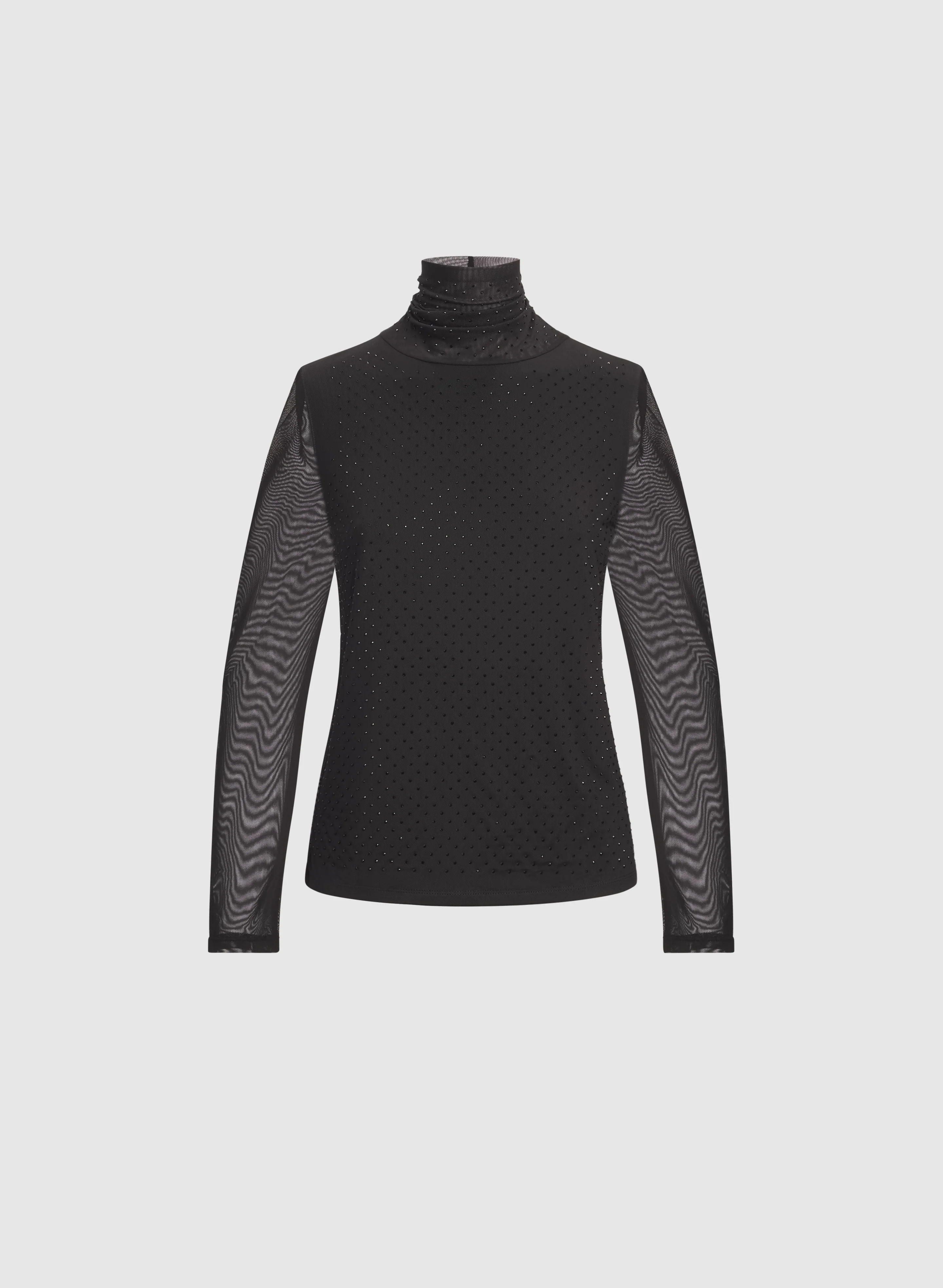 Mesh Tonal Embellished Top - Image 7