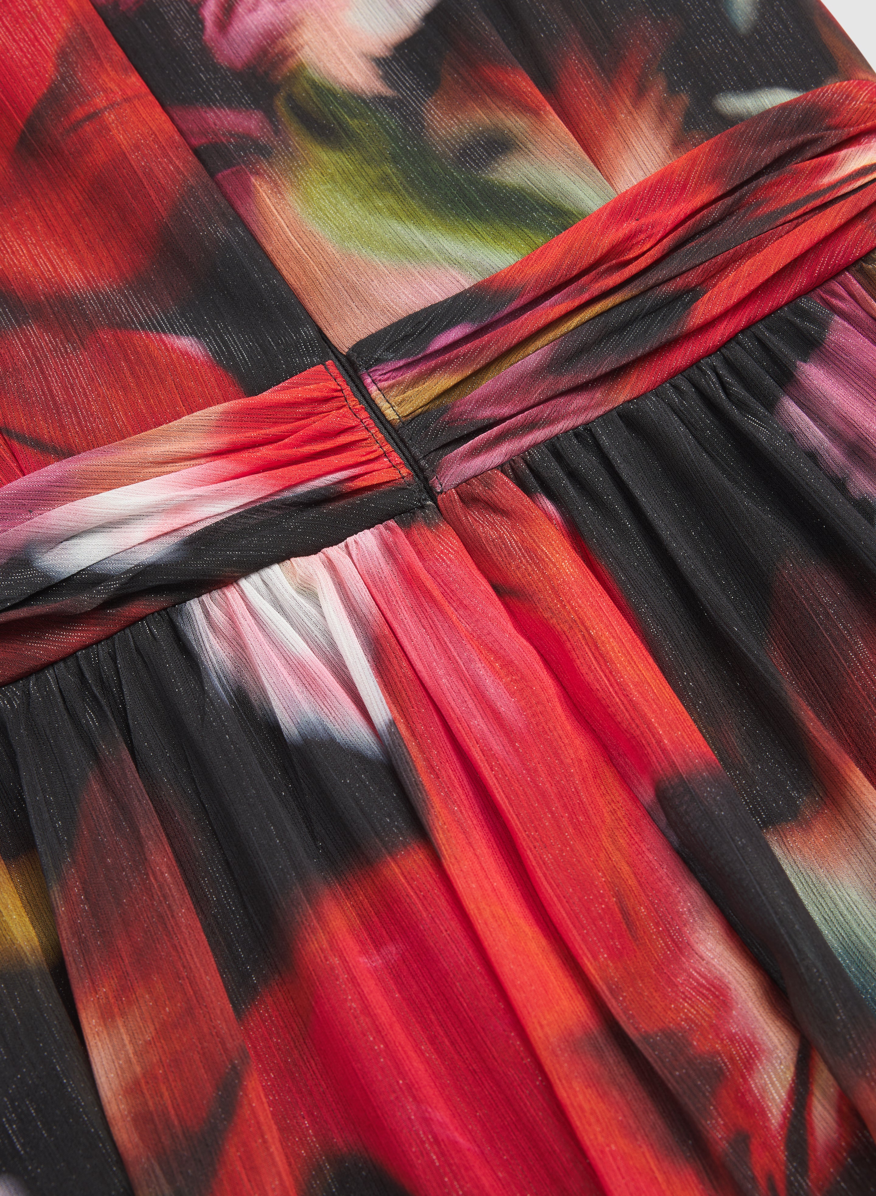 Metallic Floral Dress - Image 7
