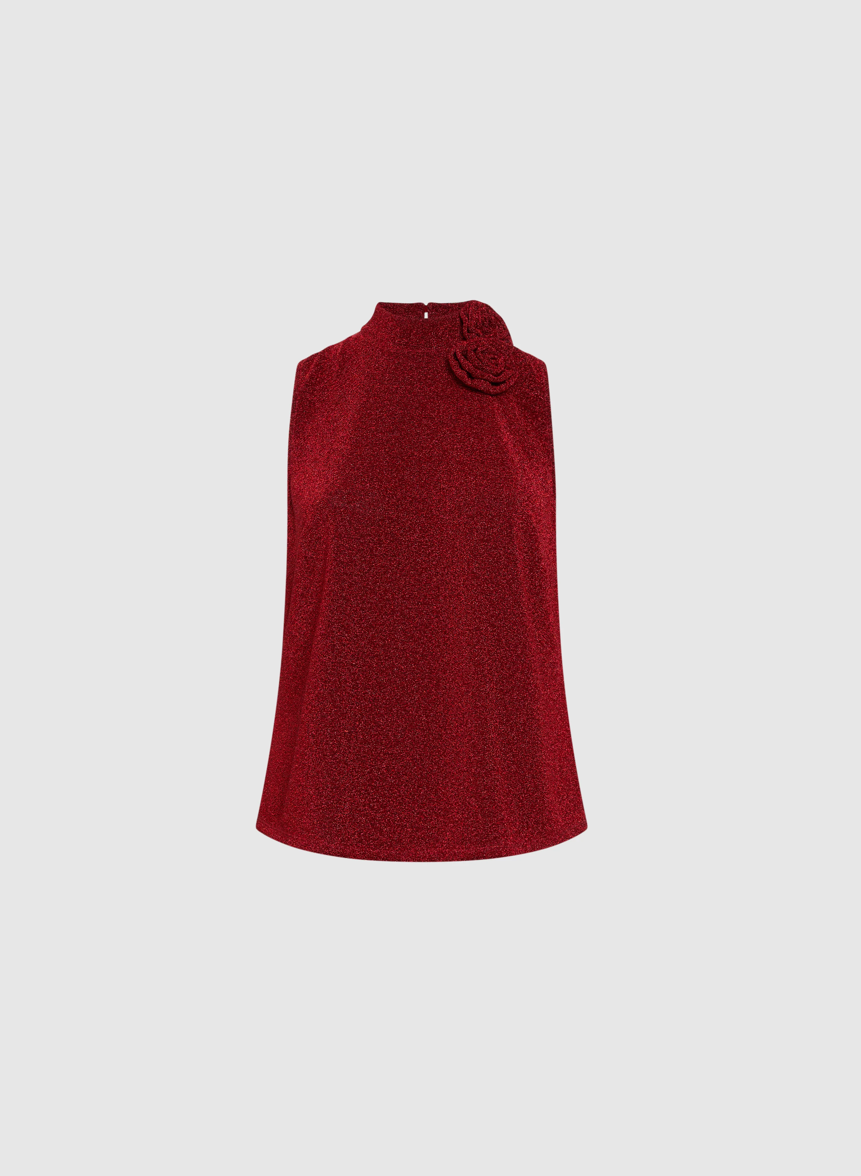 Metallic Flower Top - Image 5