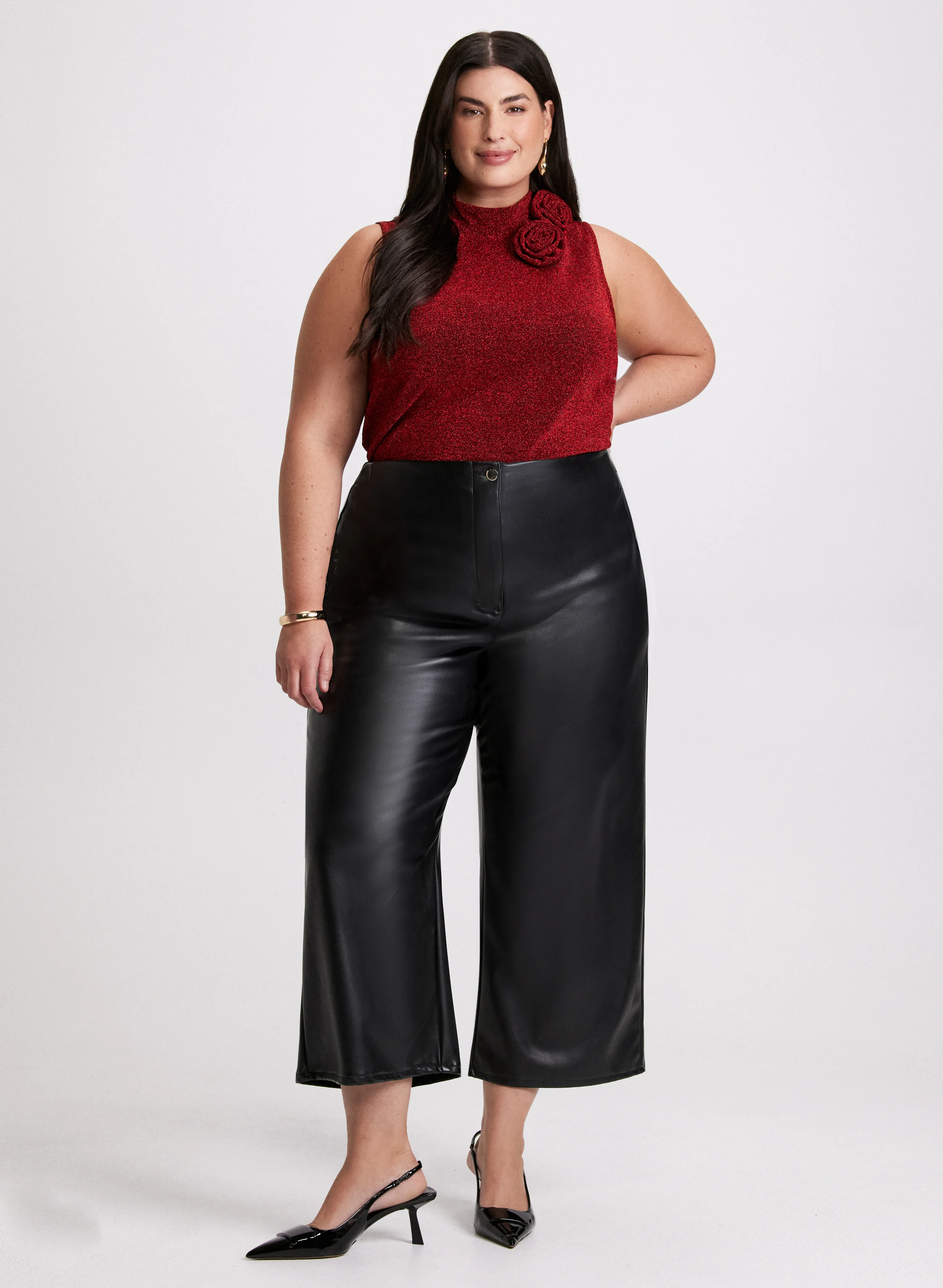 Metallic Flower Top - Image 8