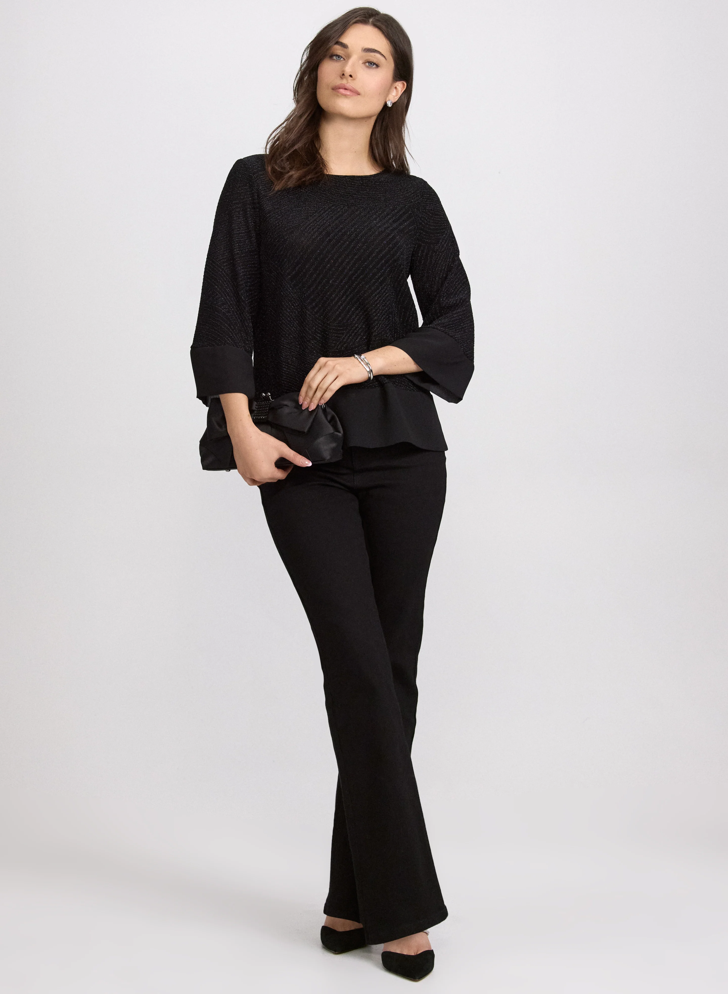 Metallic Jacquard Top - Image 3